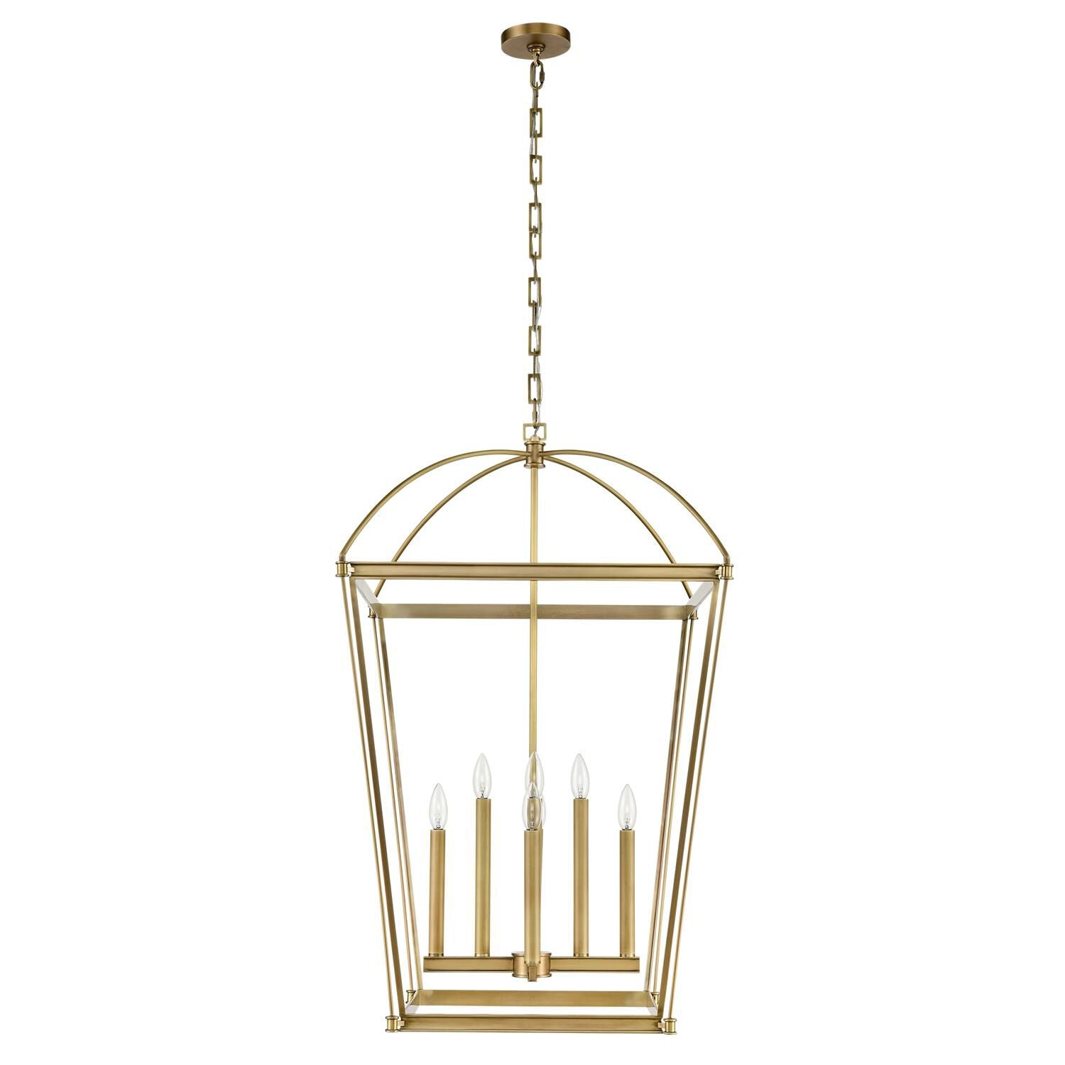 Alora Lighting Manor O - Cage Pendant Manor - PD312224VB - Transitional
