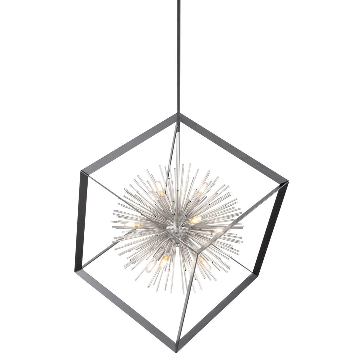 Artcraft Sunburst 37 Inch Cage Pendant Sunburst - AC11441CH - Whimsical