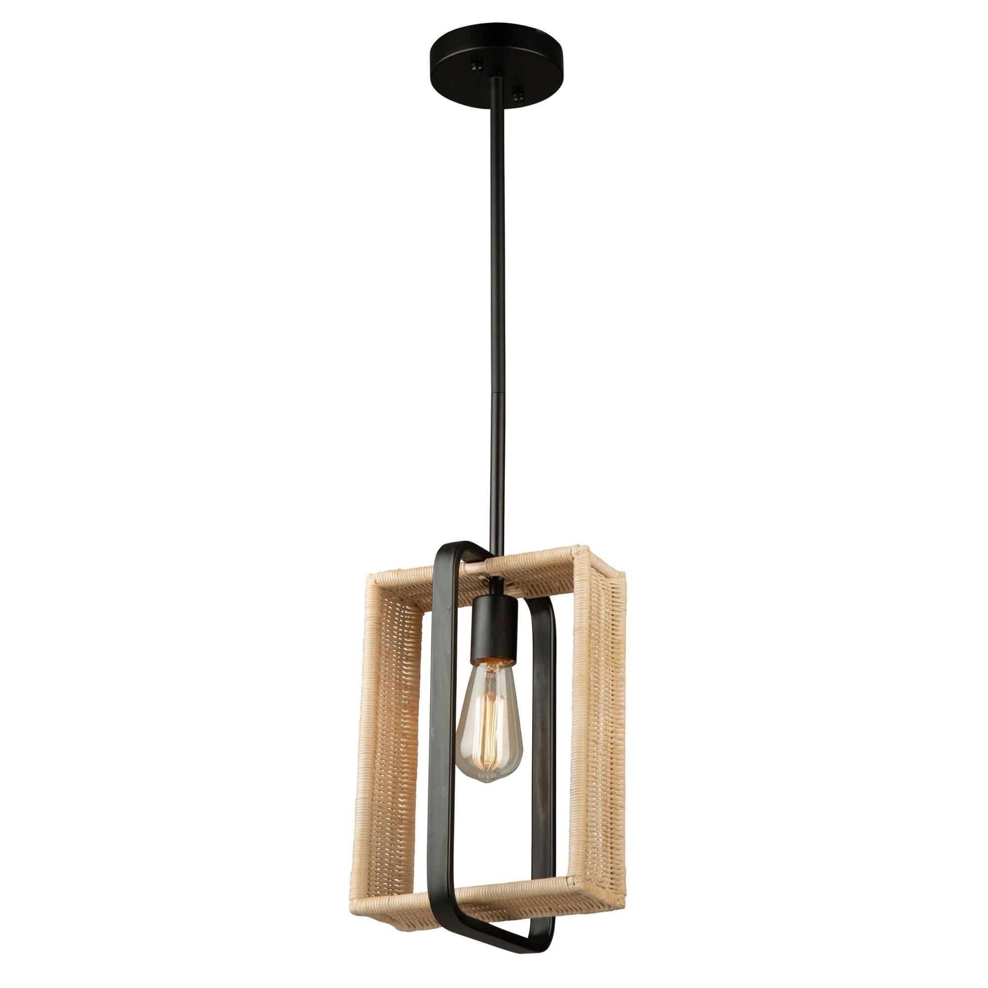 Artcraft Perris 8 Inch Mini Pendant Perris - AC11711BK - Modern Contemporary