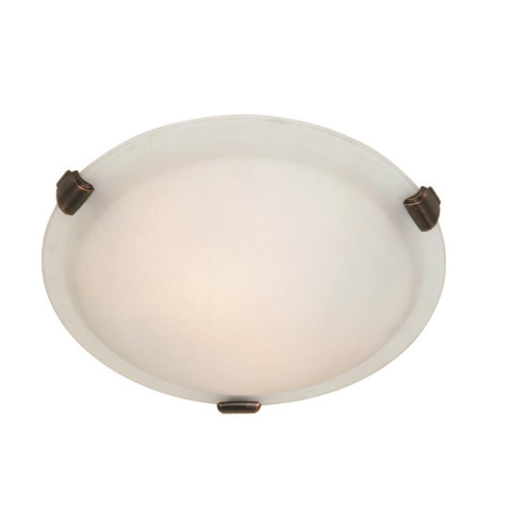 Artcraft Clip Flush 12 Inch 2 Light Flush Mount Clip Flush - AC2354CH - Modern Contemporary