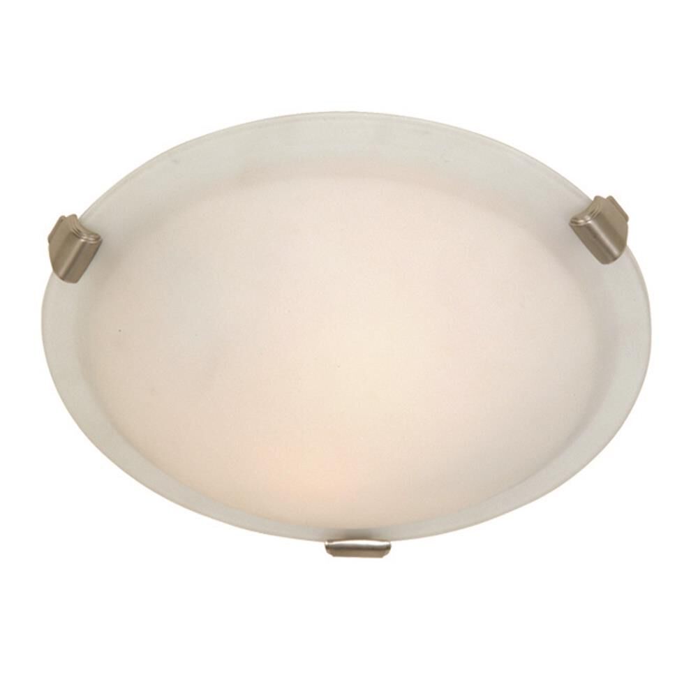 Artcraft Clip Flush 16 Inch 3 Light Flush Mount Clip Flush - AC2355BN - Modern Contemporary