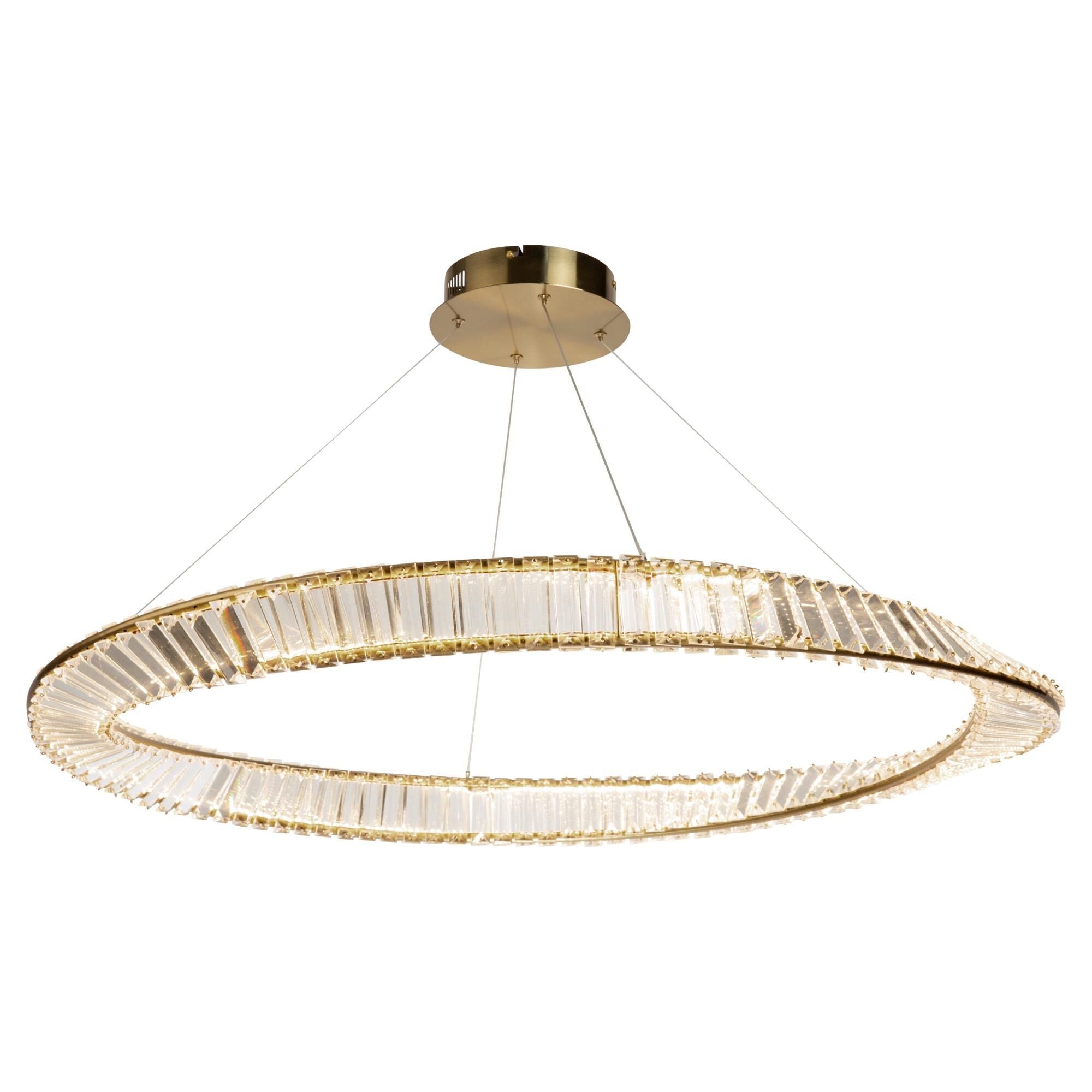 Artcraft Stella 39 Inch LED Large Pendant Stella - AC6722BB - Coastal Glam