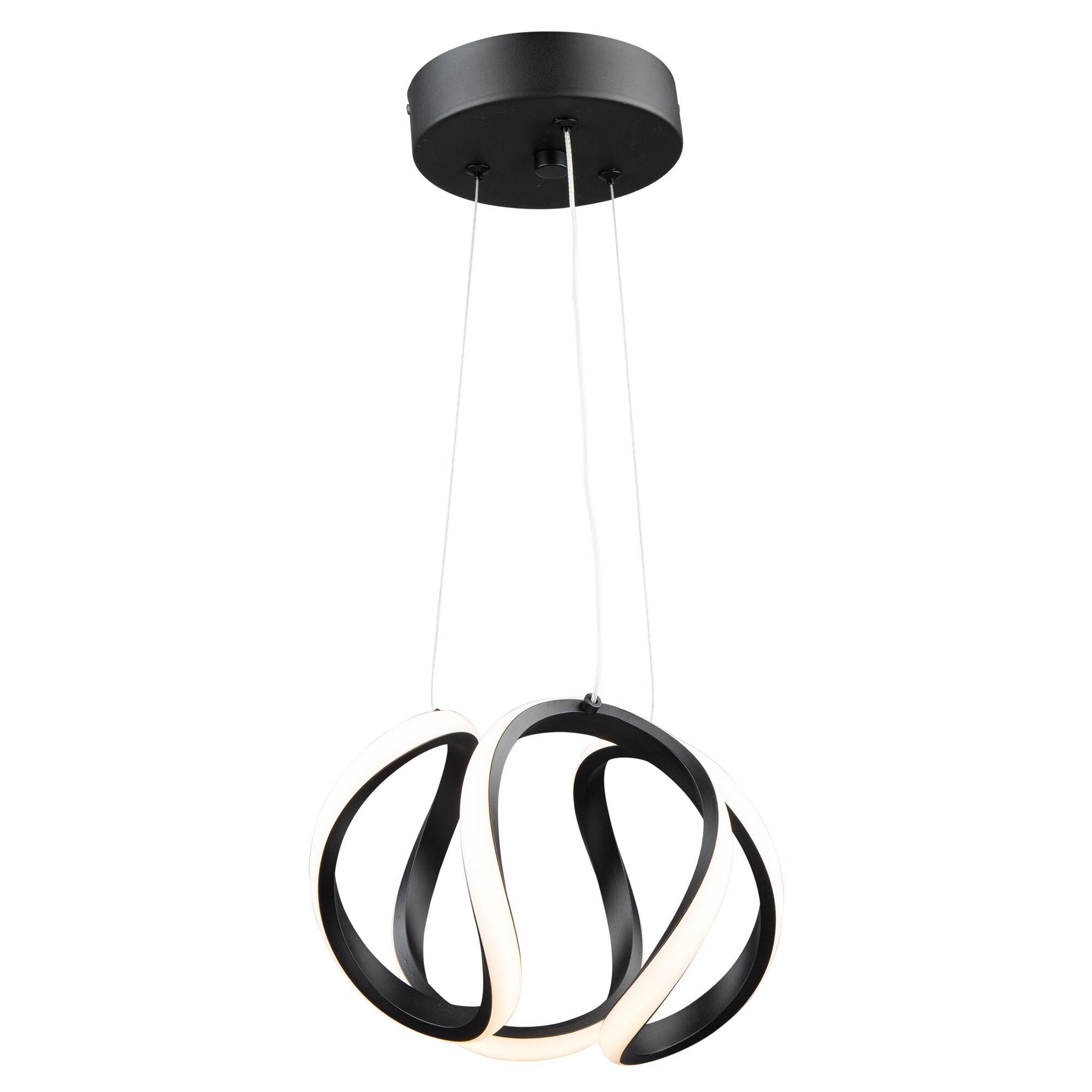 Artcraft Mira 9 Inch LED Mini Pendant Mira - AC7637BK - Modern Contemporary