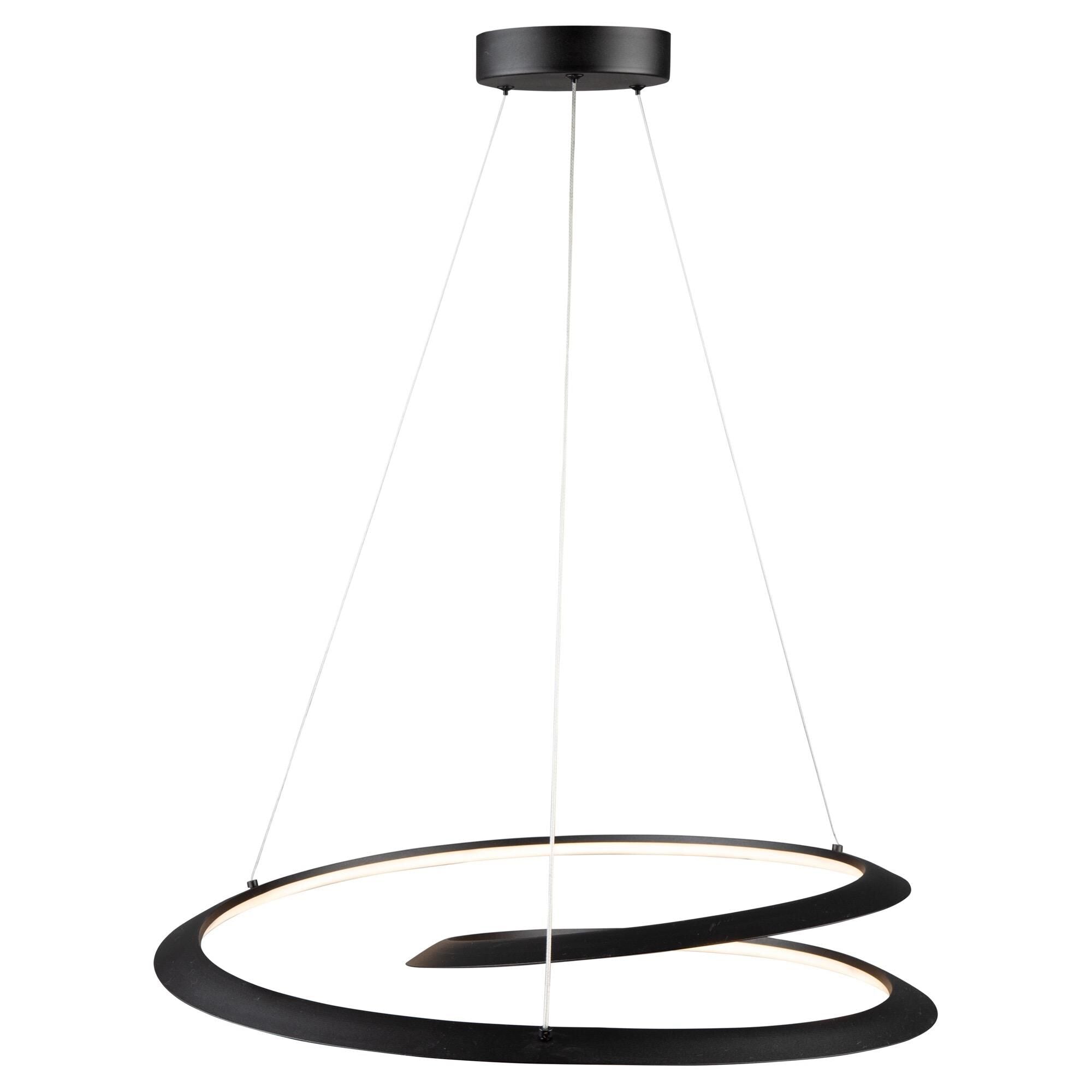 Artcraft Ara 22 Inch LED Large Pendant Ara - AC7678BK - Modern Contemporary