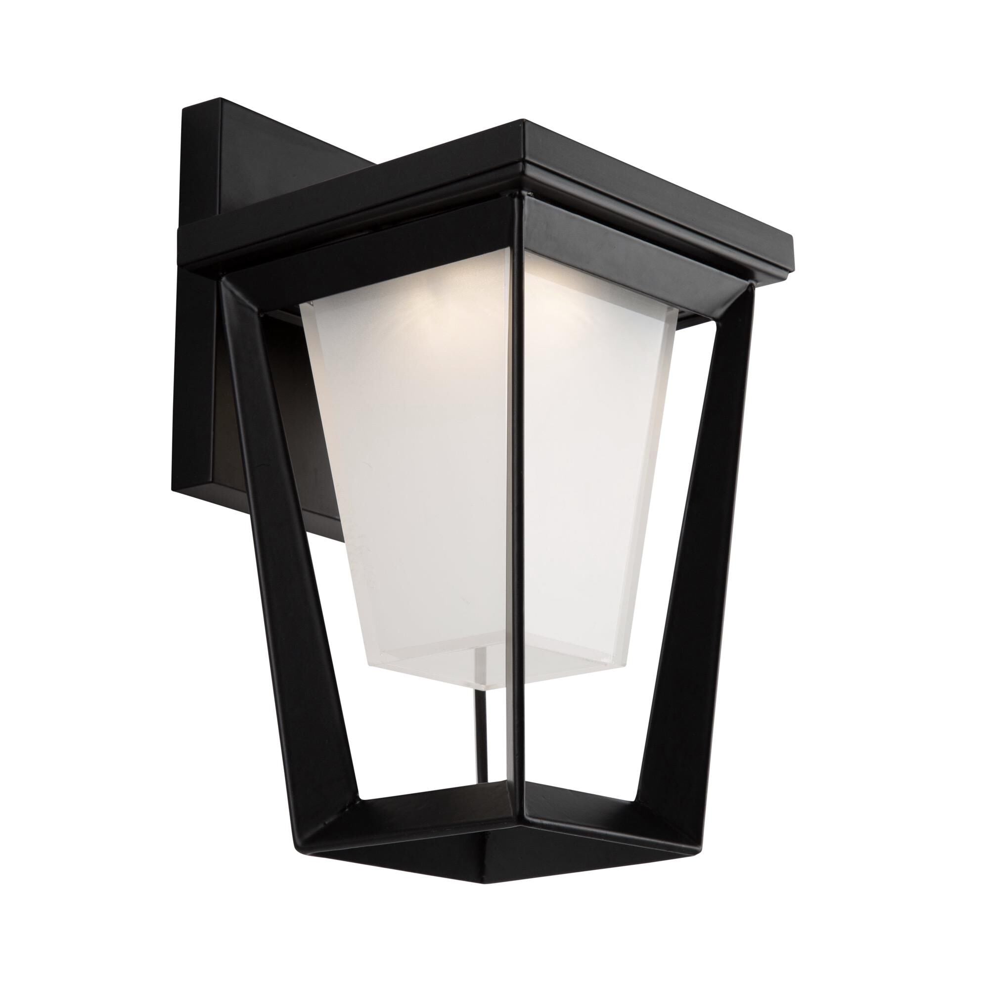 Artcraft Waterbury 9 Inch Tall LED Outdoor Wall Light Waterbury - AC9181BK - Transitional