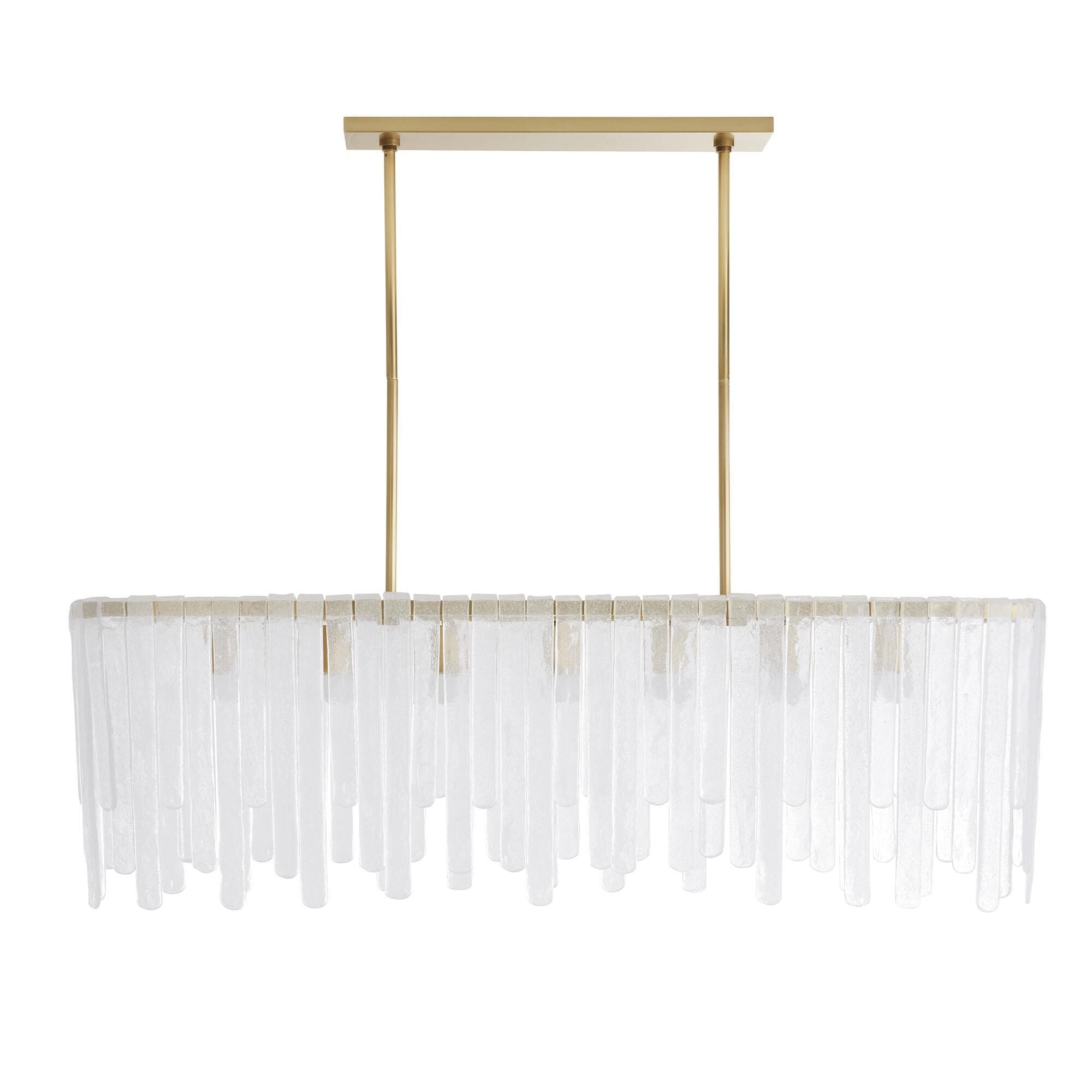 Arteriors Home Leighton 51 Inch 7 Light Linear Suspension Light Leighton - 89065 - Transitional