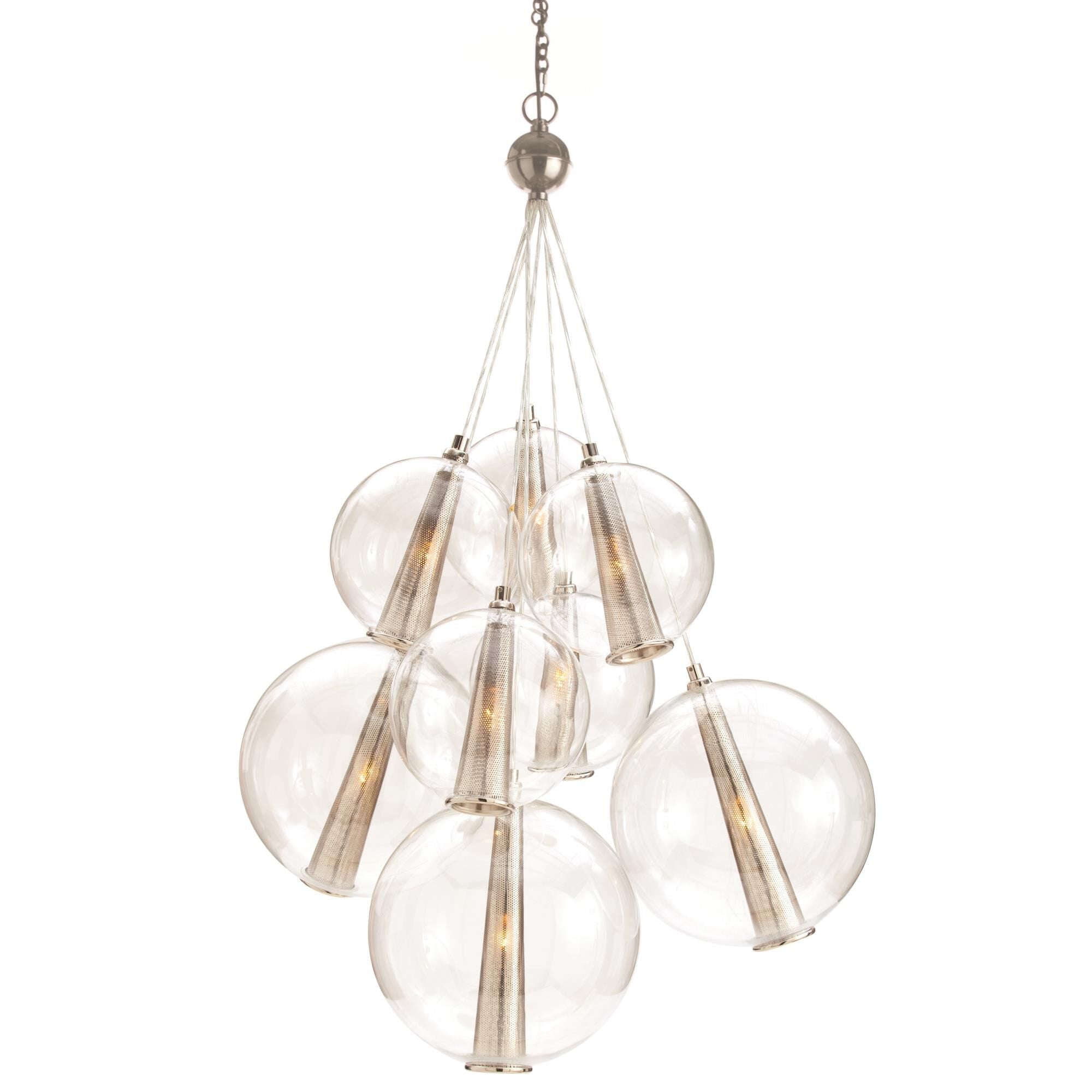 Arteriors Home Caviar 28 Inch 8 Light Chandelier Caviar - DK89902 - Modern Contemporary