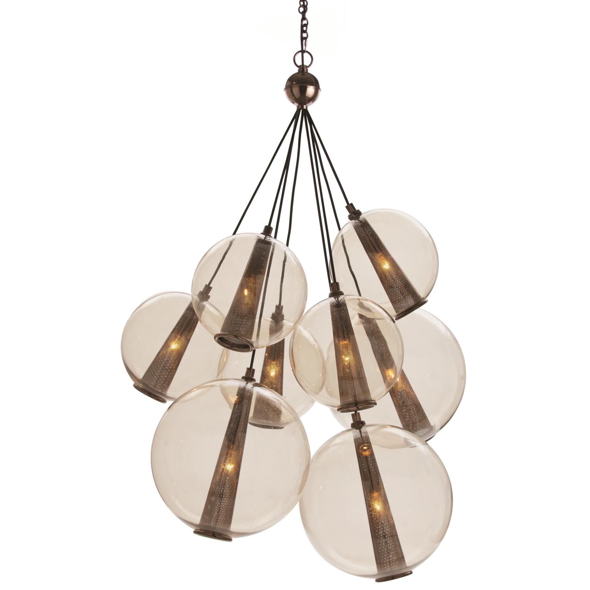 Arteriors Home Caviar 29 Inch 8 Light Multi Light Pendant Caviar - DK89903 - Modern Contemporary