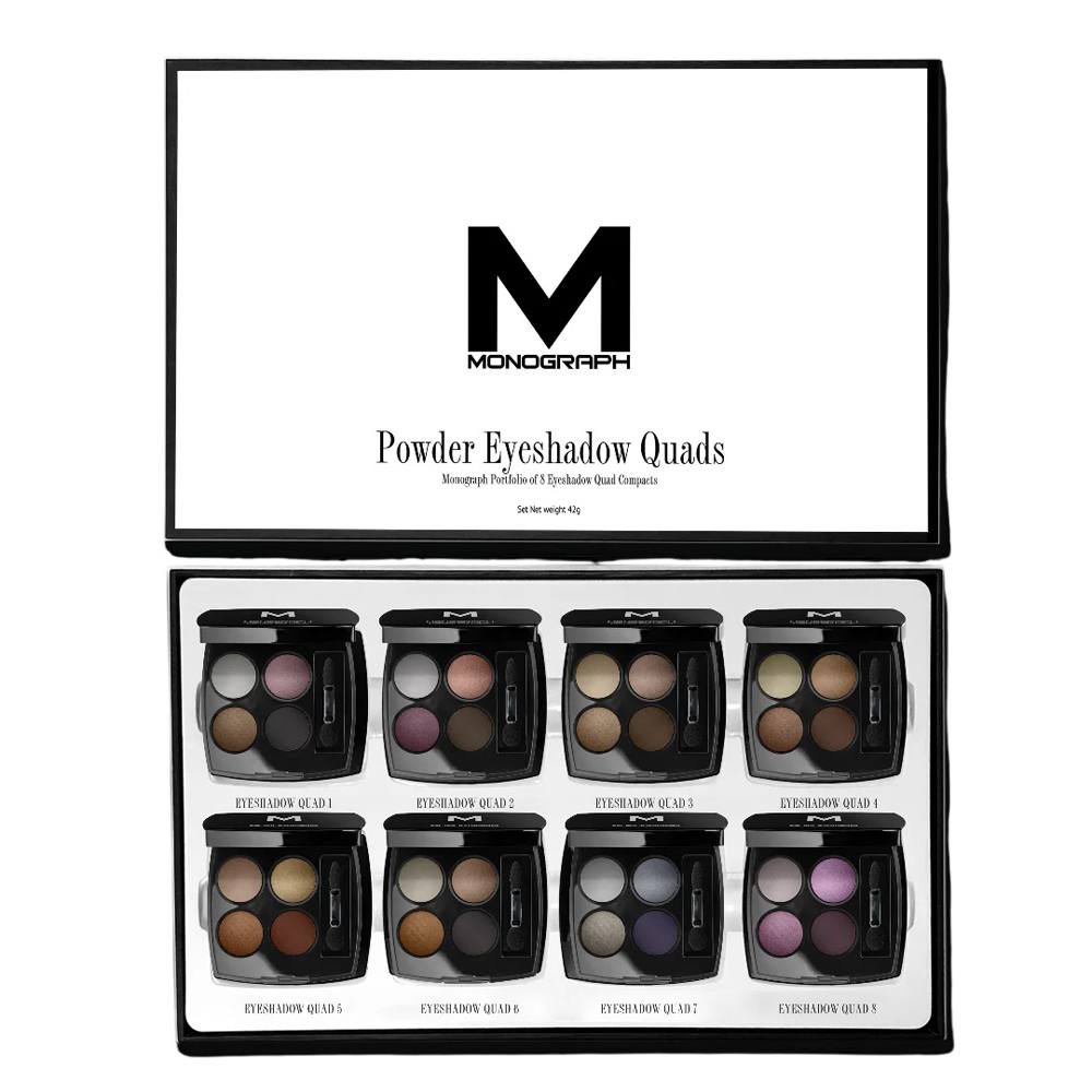 Monograph Collection Powder Eyeshadow Quads Portfolio