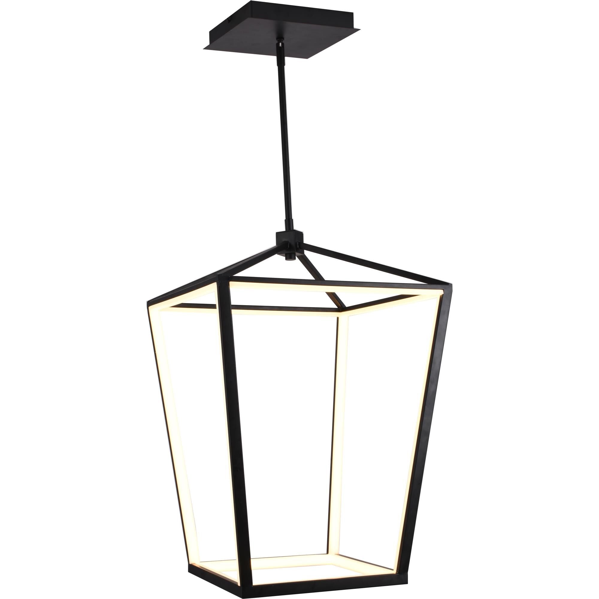 Avenue Lighting Park Ave. 17 Inch Cage Pendant Park Ave. - HF9401-BK - Modern Contemporary