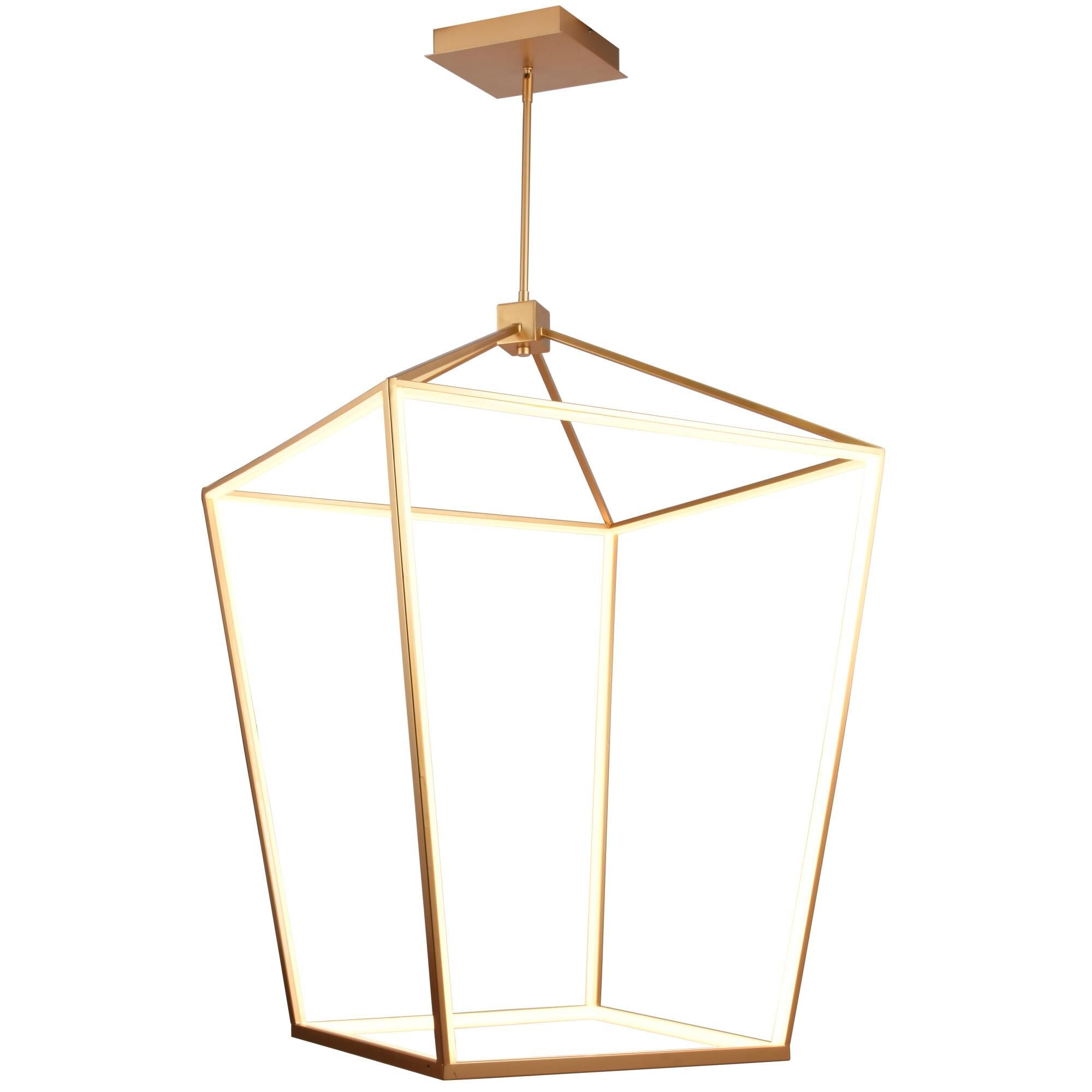 Avenue Lighting Park Ave. 42 Inch Cage Pendant Park Ave. - HF9402-GLD - Modern Contemporary