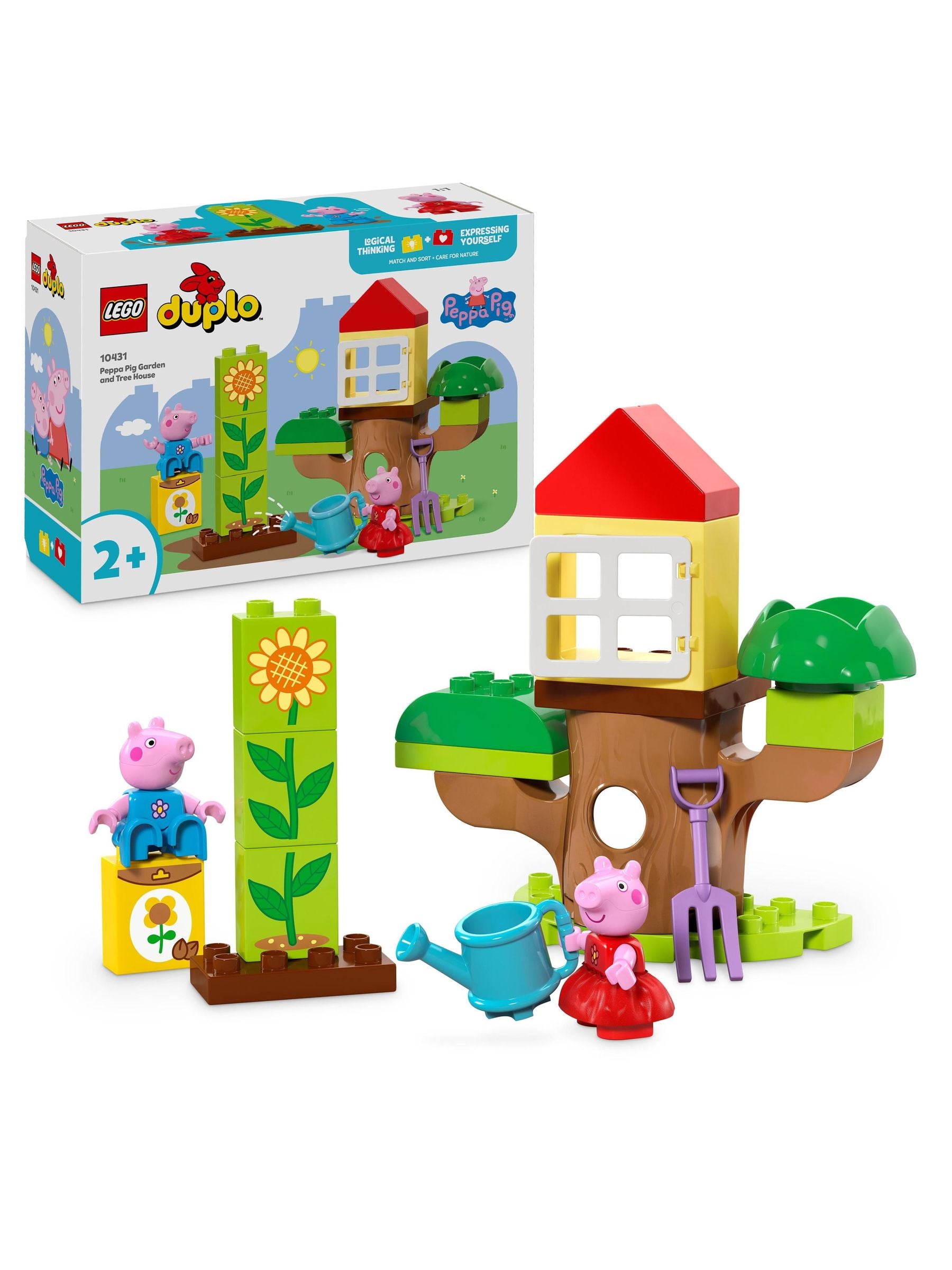 LEGO DUPLO Peppa Pig Garden and Tree House Toy ONE