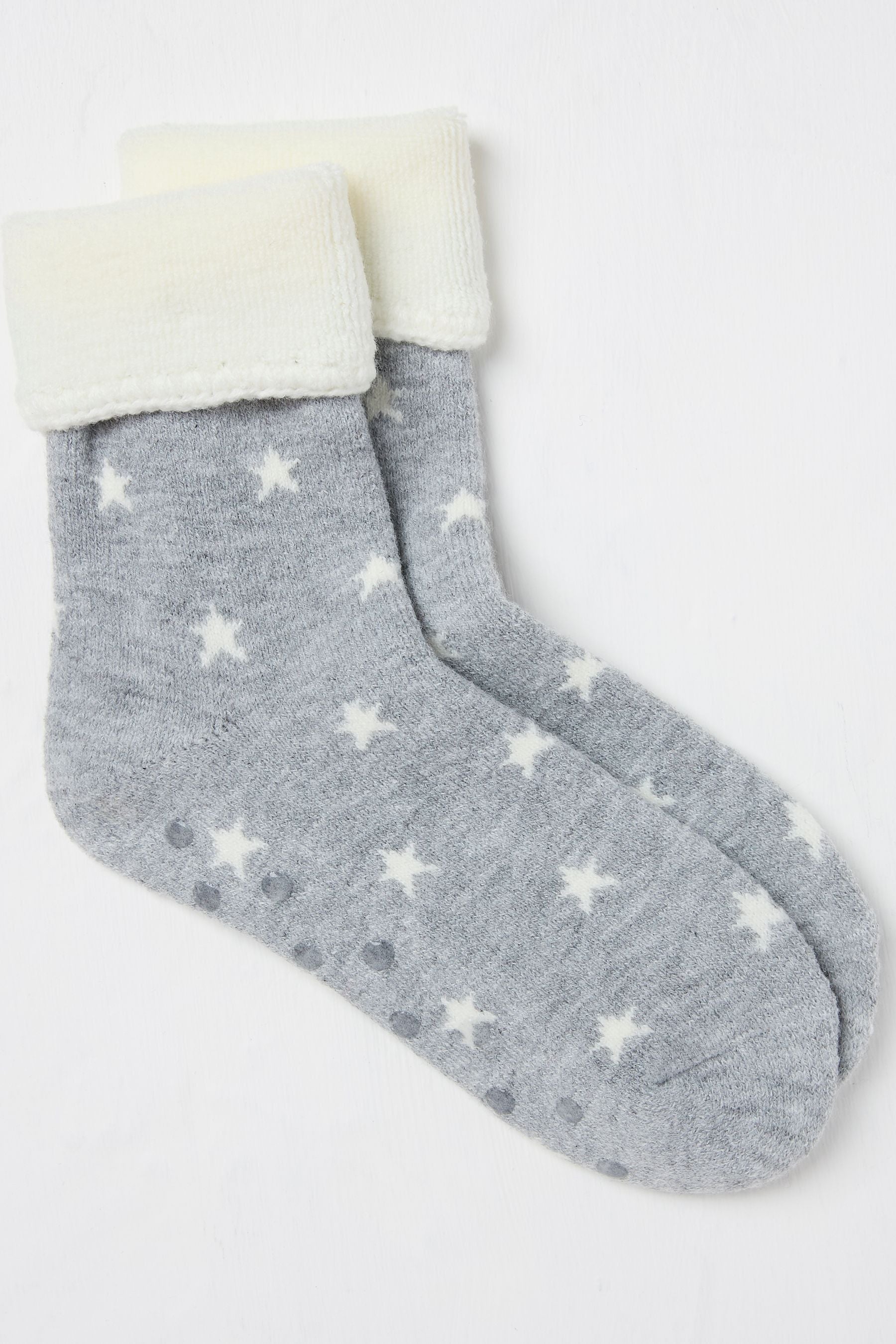 Fat Face - Grey Star House Socks