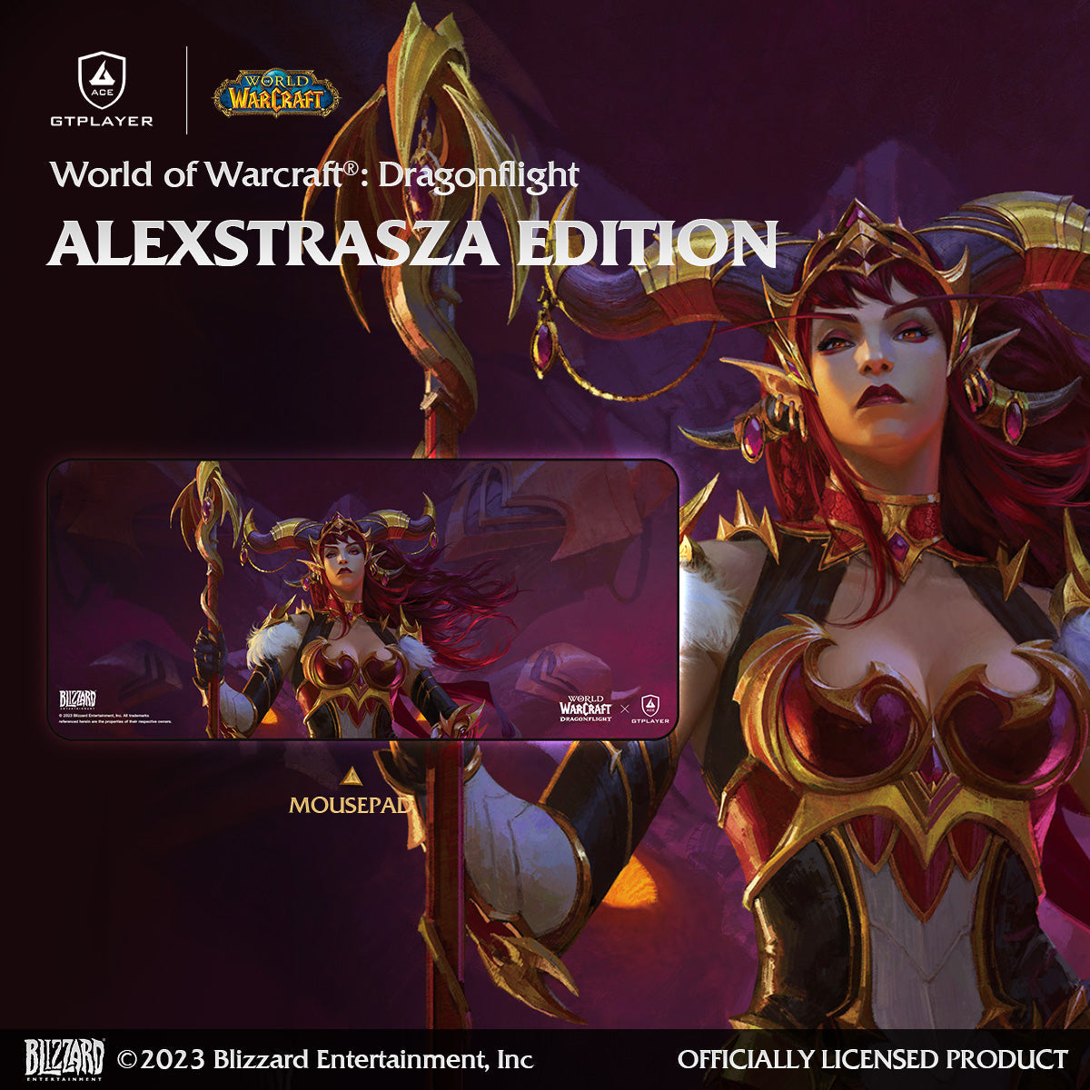 World of Warcraft®: Dragonflight Mousepad - Floor Mat-Alexstrasza Edition