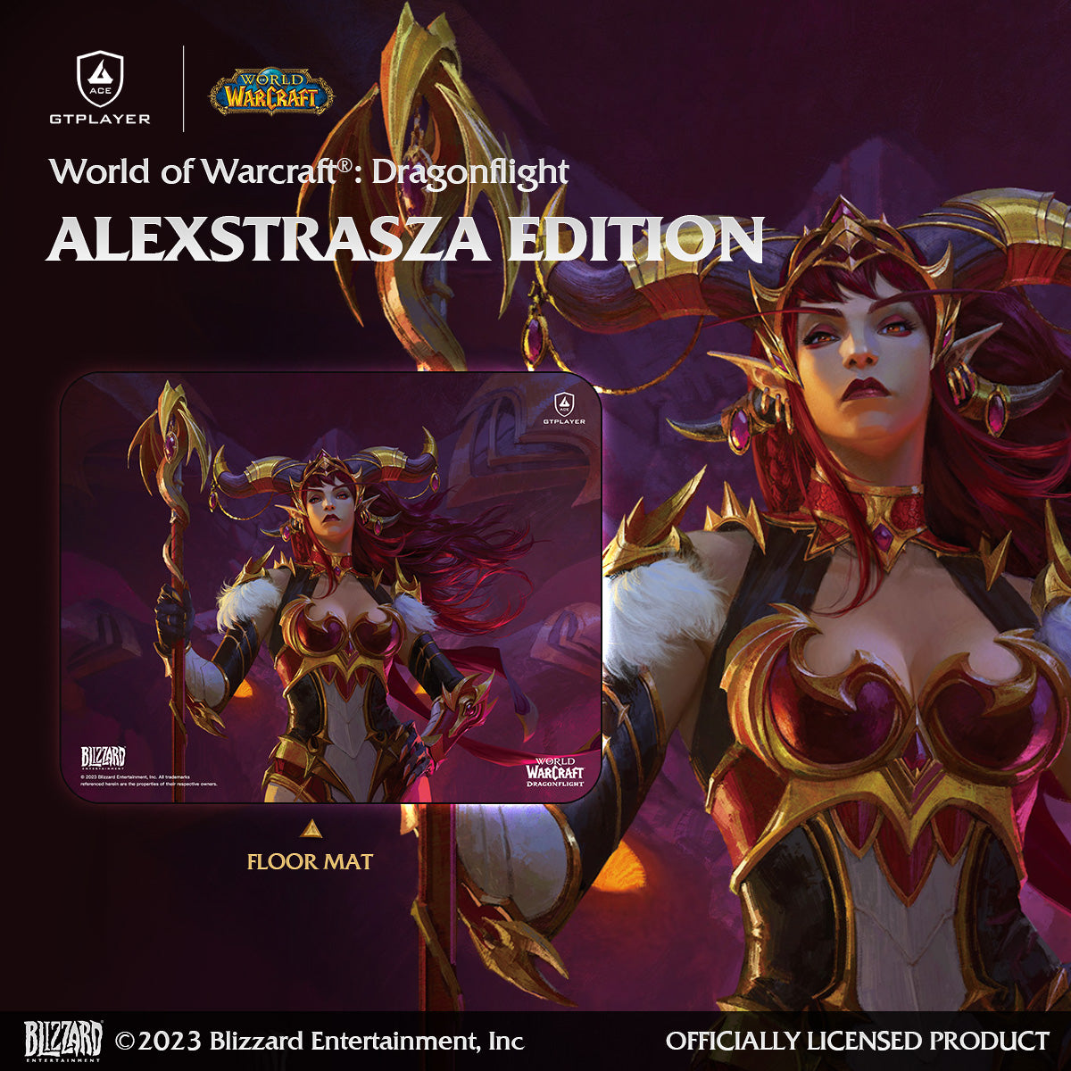 World of Warcraft®: Dragonflight Mousepad - Floor Mat-Alexstrasza Edition