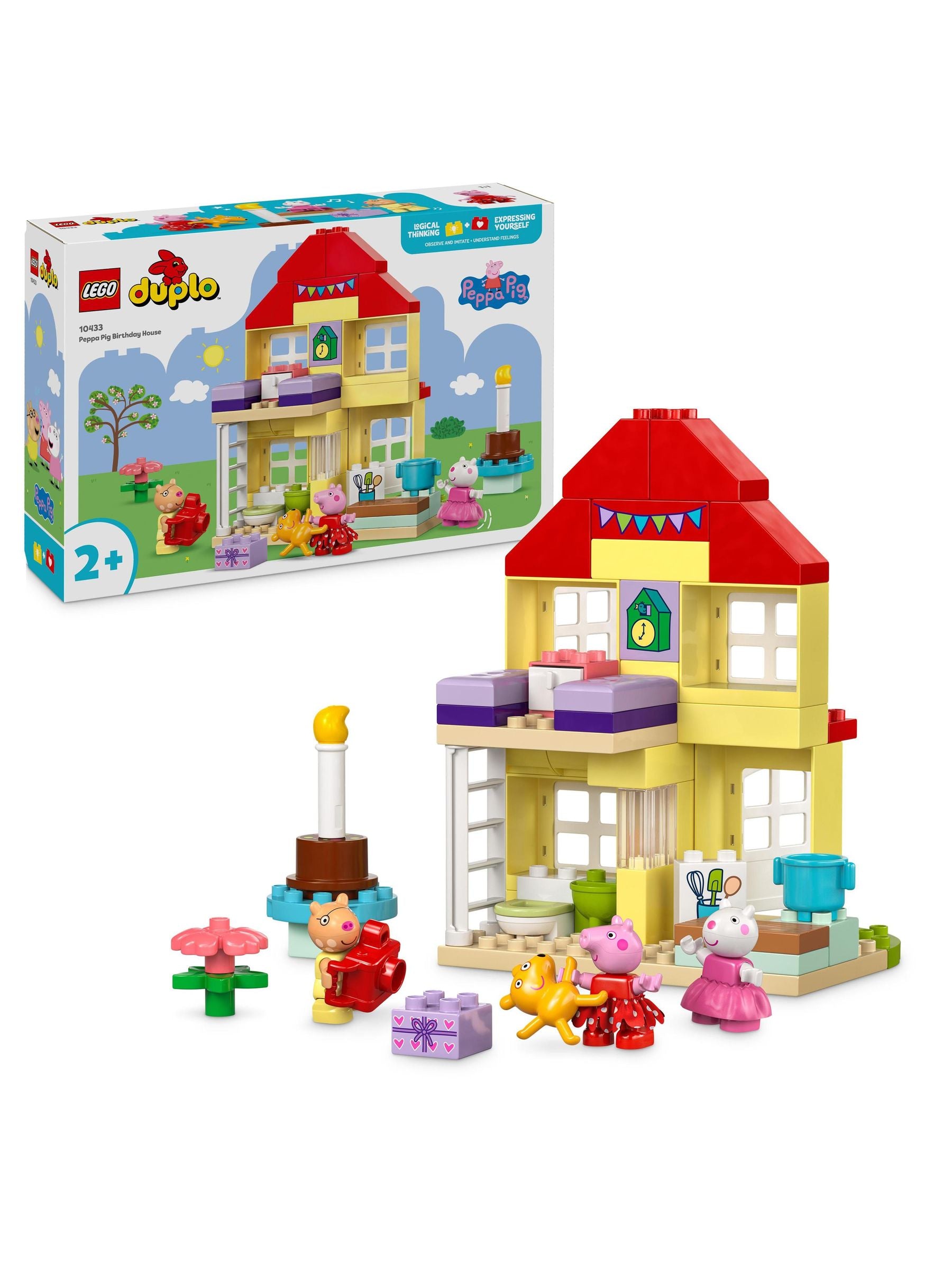 LEGO DUPLO Peppa Pig Birthday House Playset ONE