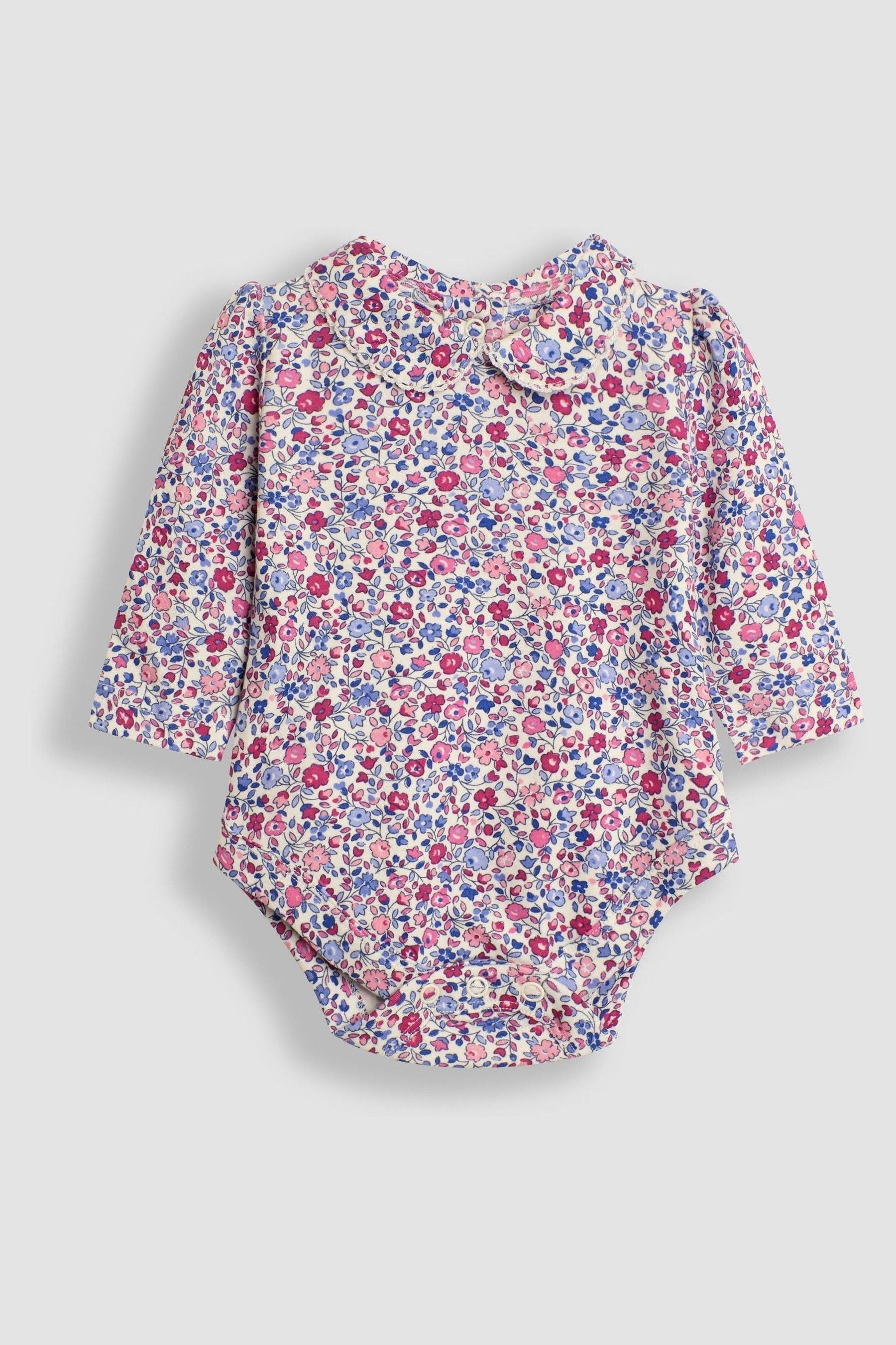 Berry Pink Ditsy Floral Peter Pan Body 0-3 Mths Matron Inn