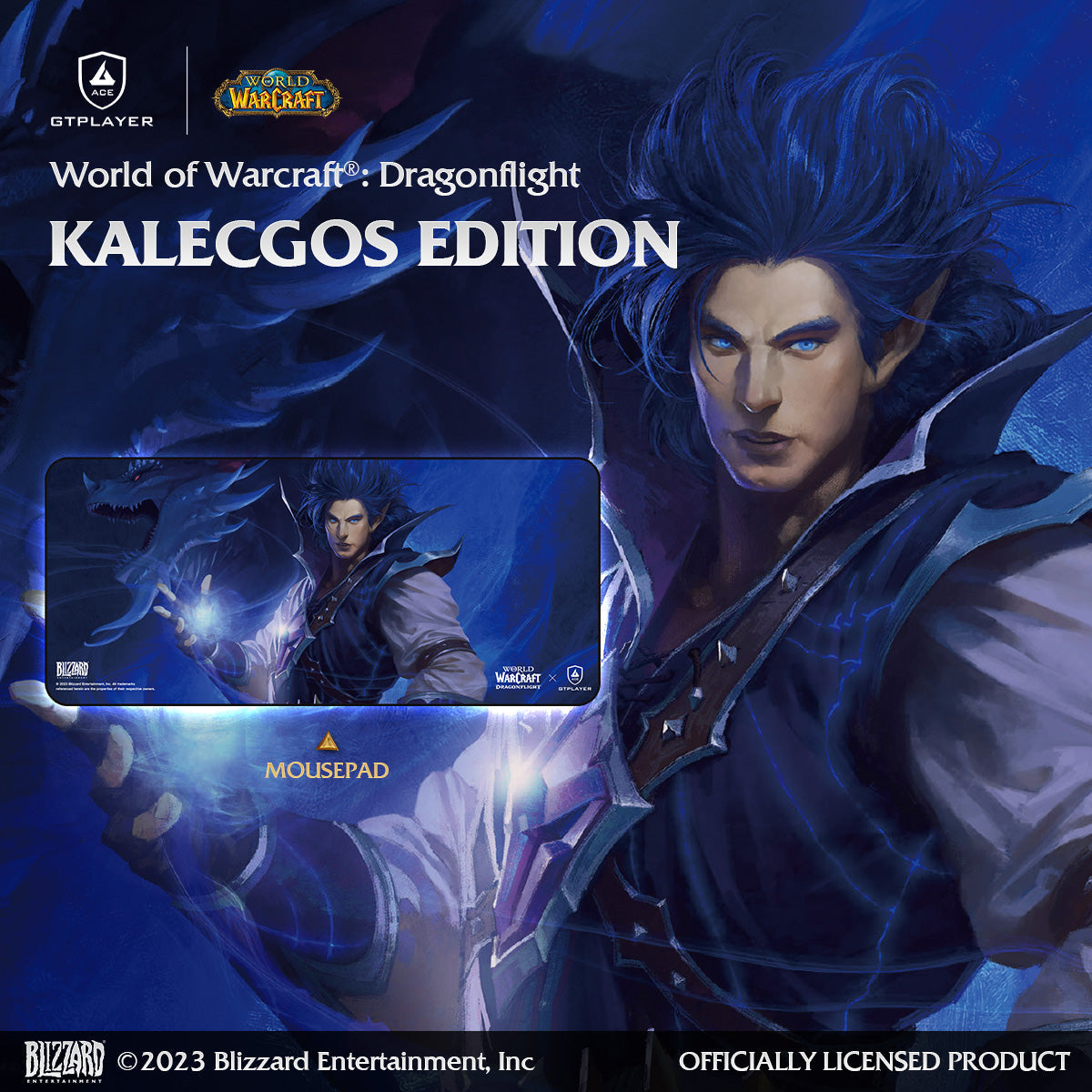World of Warcraft®: Dragonflight Mousepad - Floor Mat-Kalecgos Edition