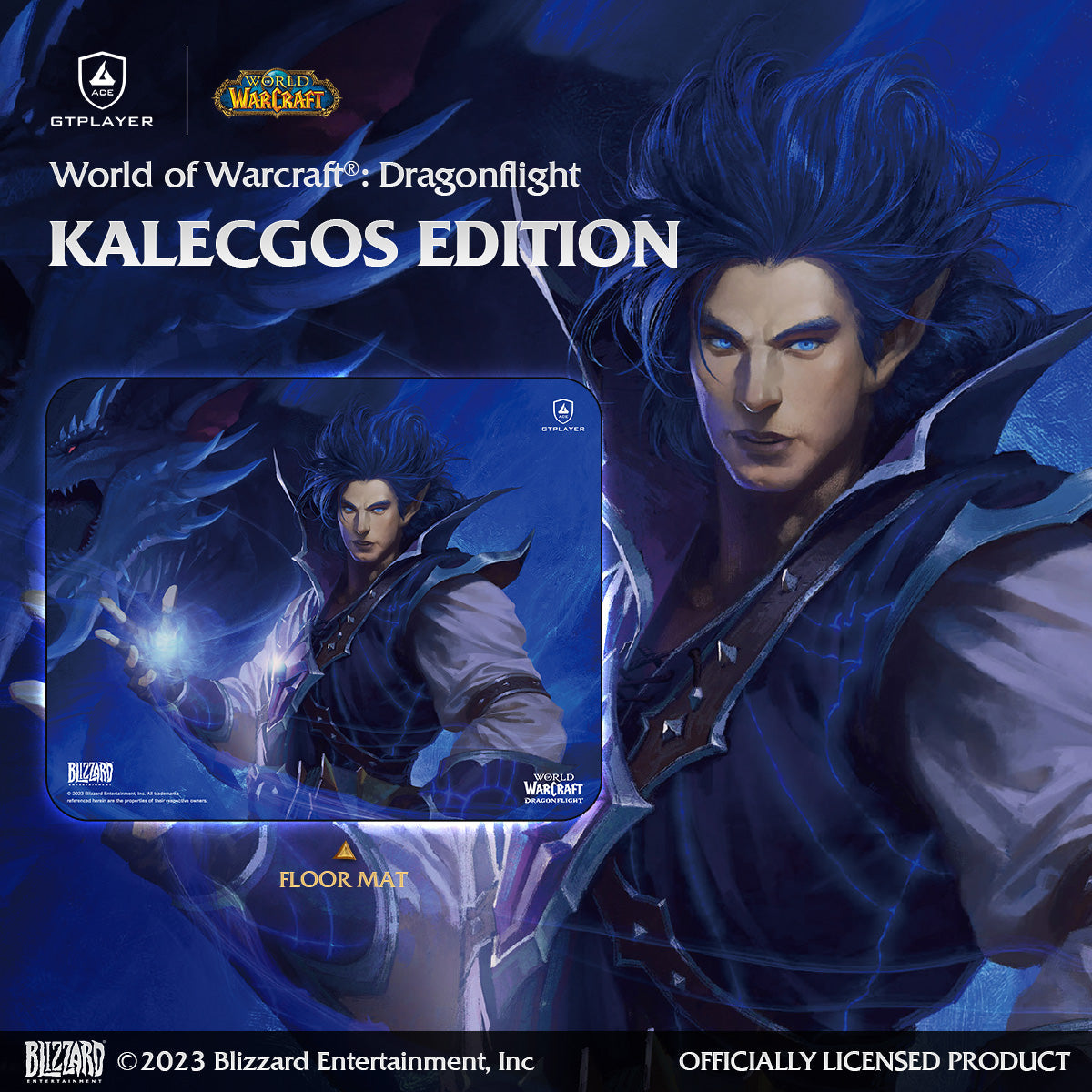 World of Warcraft®: Dragonflight Mousepad - Floor Mat-Kalecgos Edition