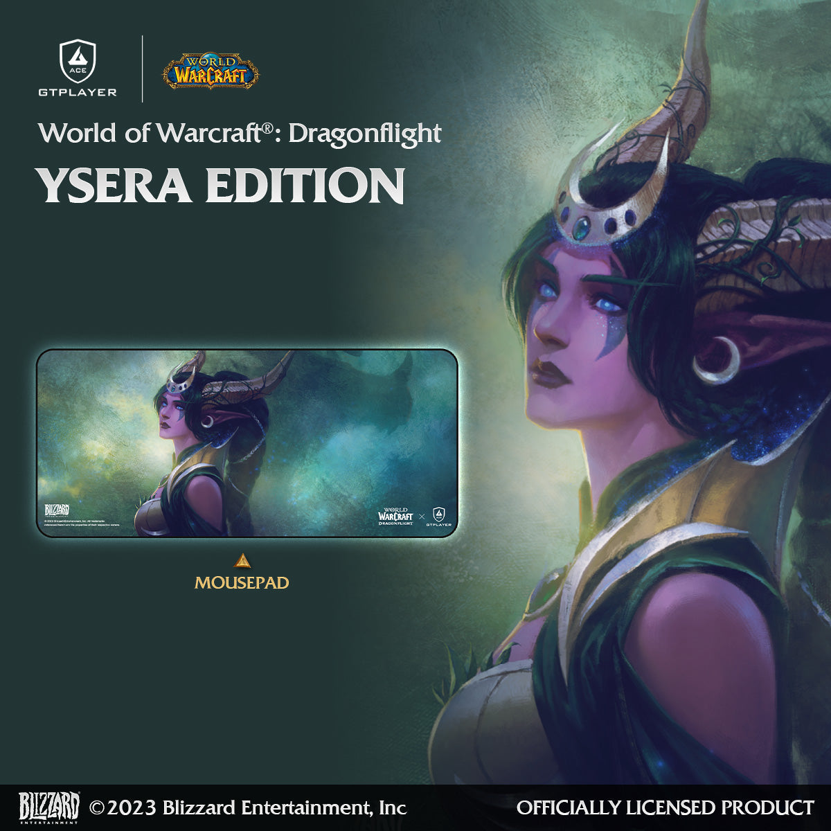 World of Warcraft®: Dragonflight Mousepad - Floor Mat-Ysera Edition