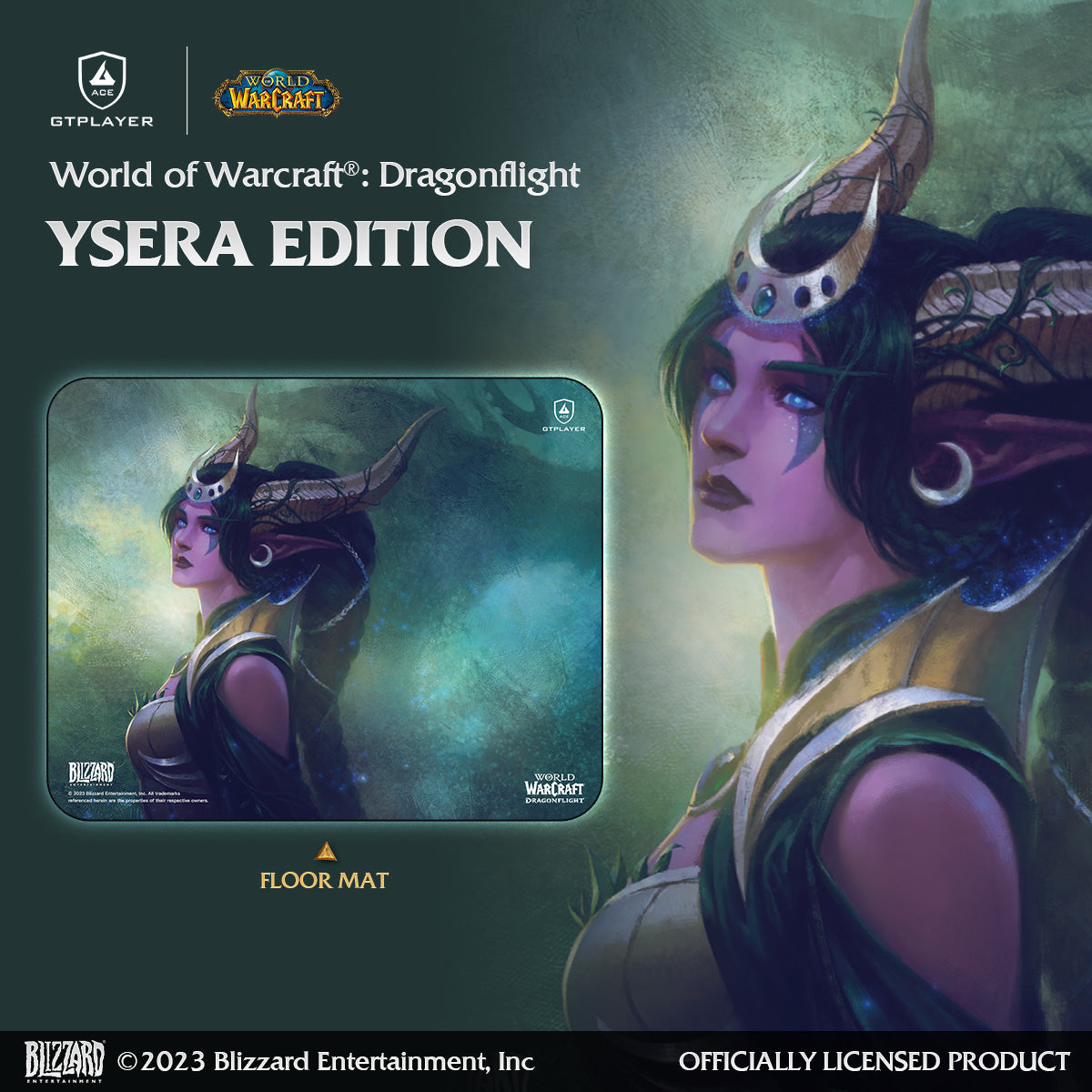 World of Warcraft®: Dragonflight Mousepad - Floor Mat-Ysera Edition