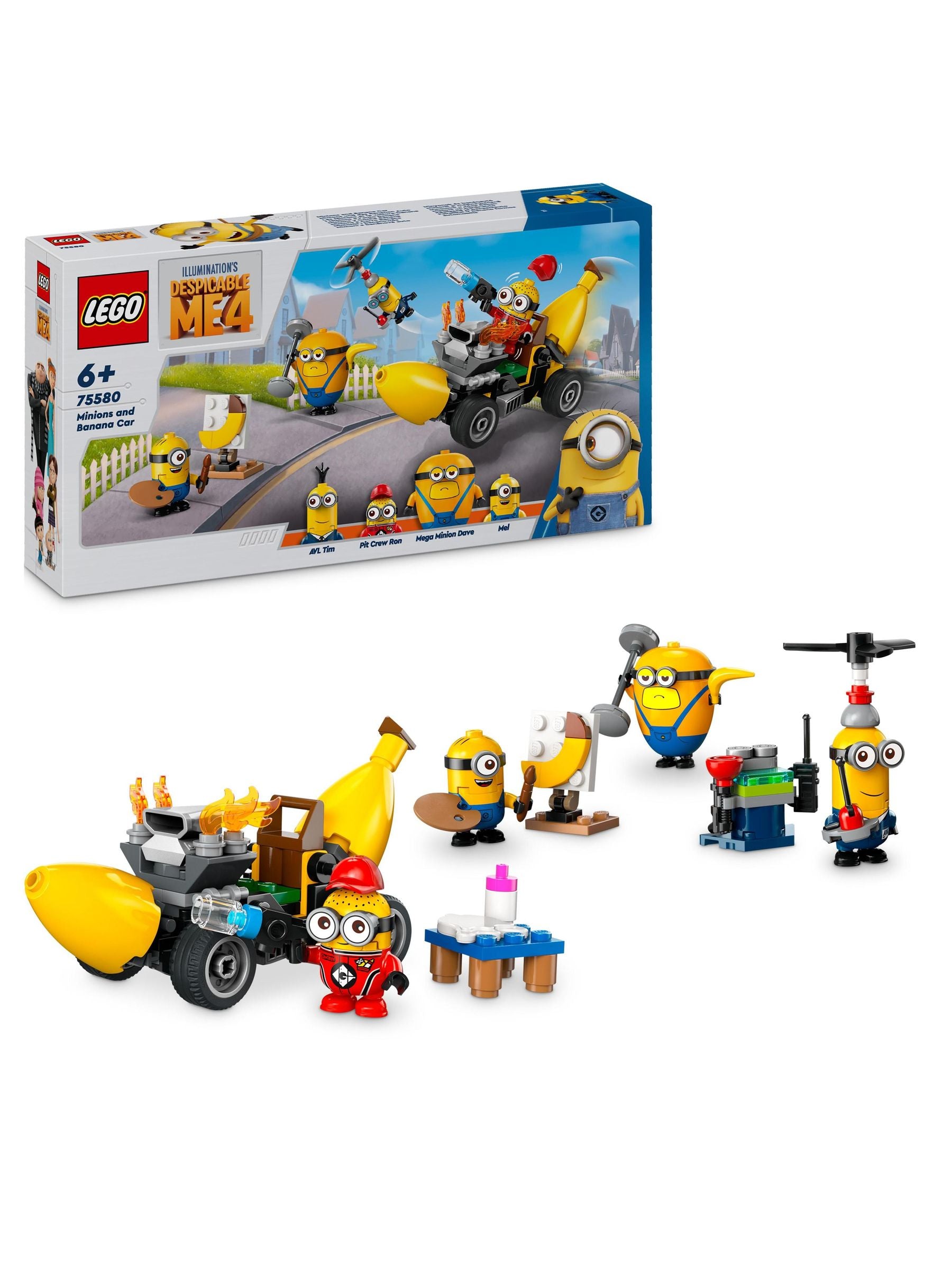 LEGO Despicable Me Minions and Banana Car Toy ONE