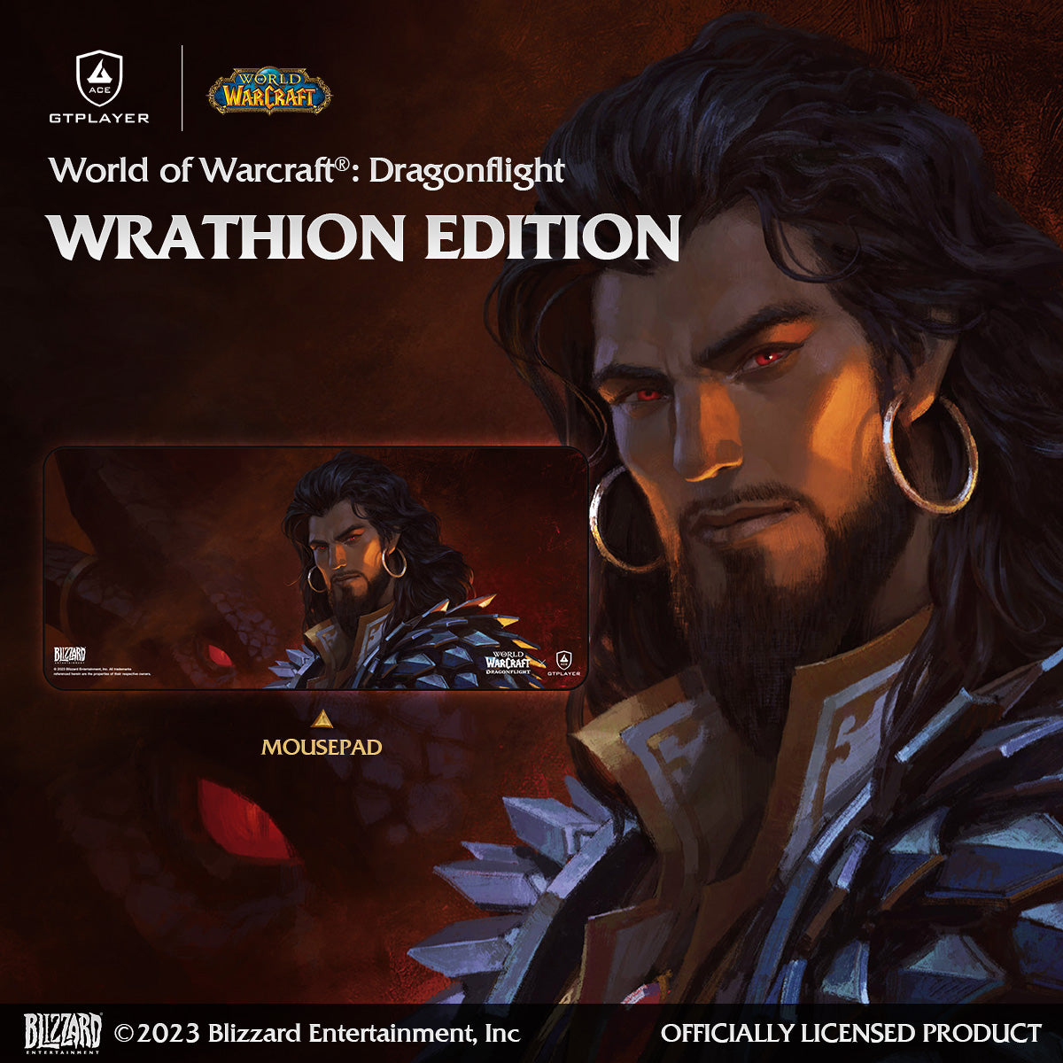 World of Warcraft®: Dragonflight Mousepad - Floor Mat-Wrathion Edition