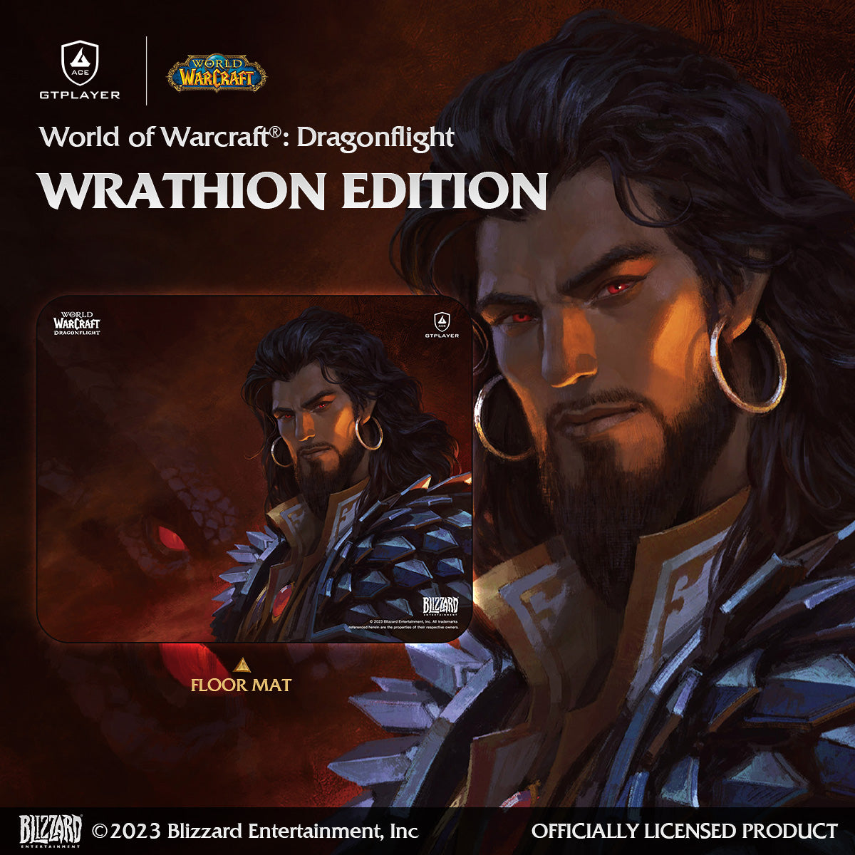 World of Warcraft®: Dragonflight Mousepad - Floor Mat-Wrathion Edition