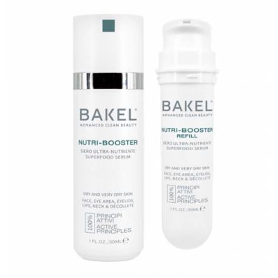 BAKEL Nutri-Booster Case & Refill 30 ml Ultra-nærende serum til ansigt, øjenkontur