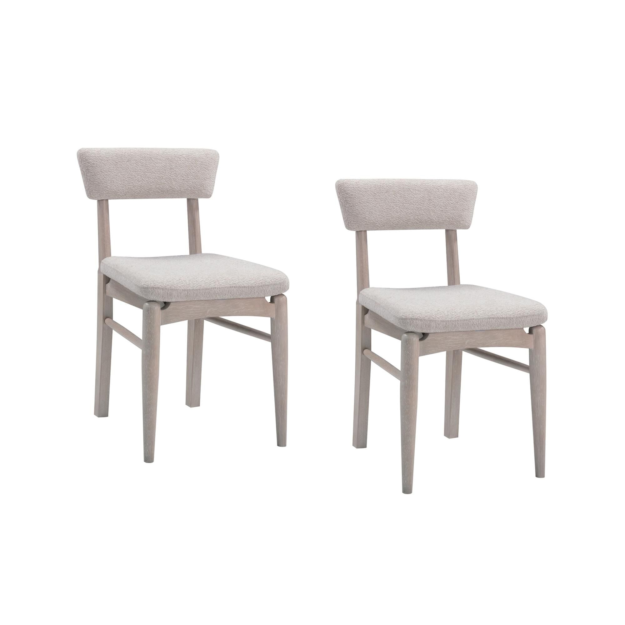 Bassett Mirror Company Horizons 19 Inch Dining Chair Set of 2 Horizons - 2533-DR-800-2 - Mid-Century Modern