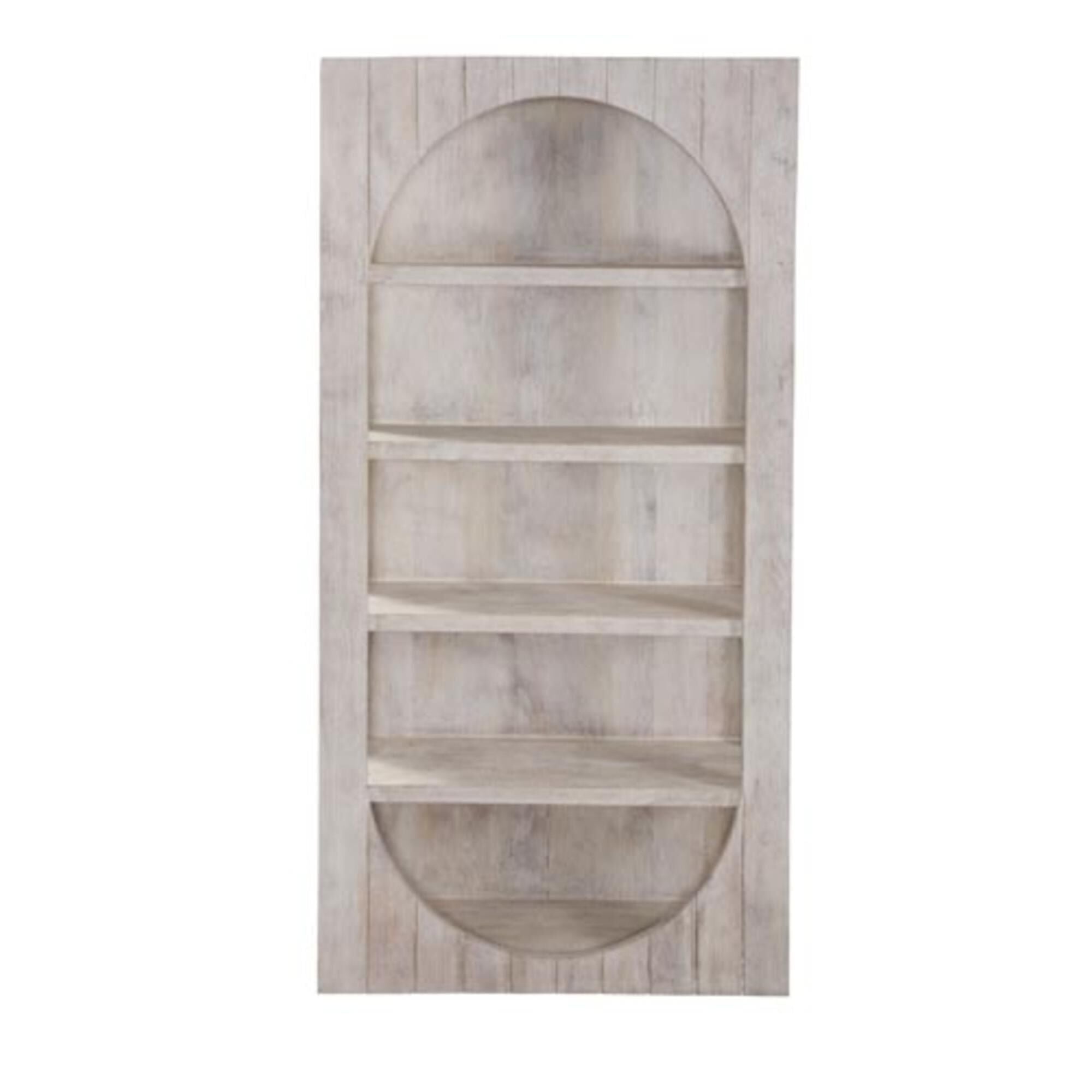 Bassett Mirror Company Bali 77 Inch Book Case Bali - 5931-LR-572 - Farmhouse