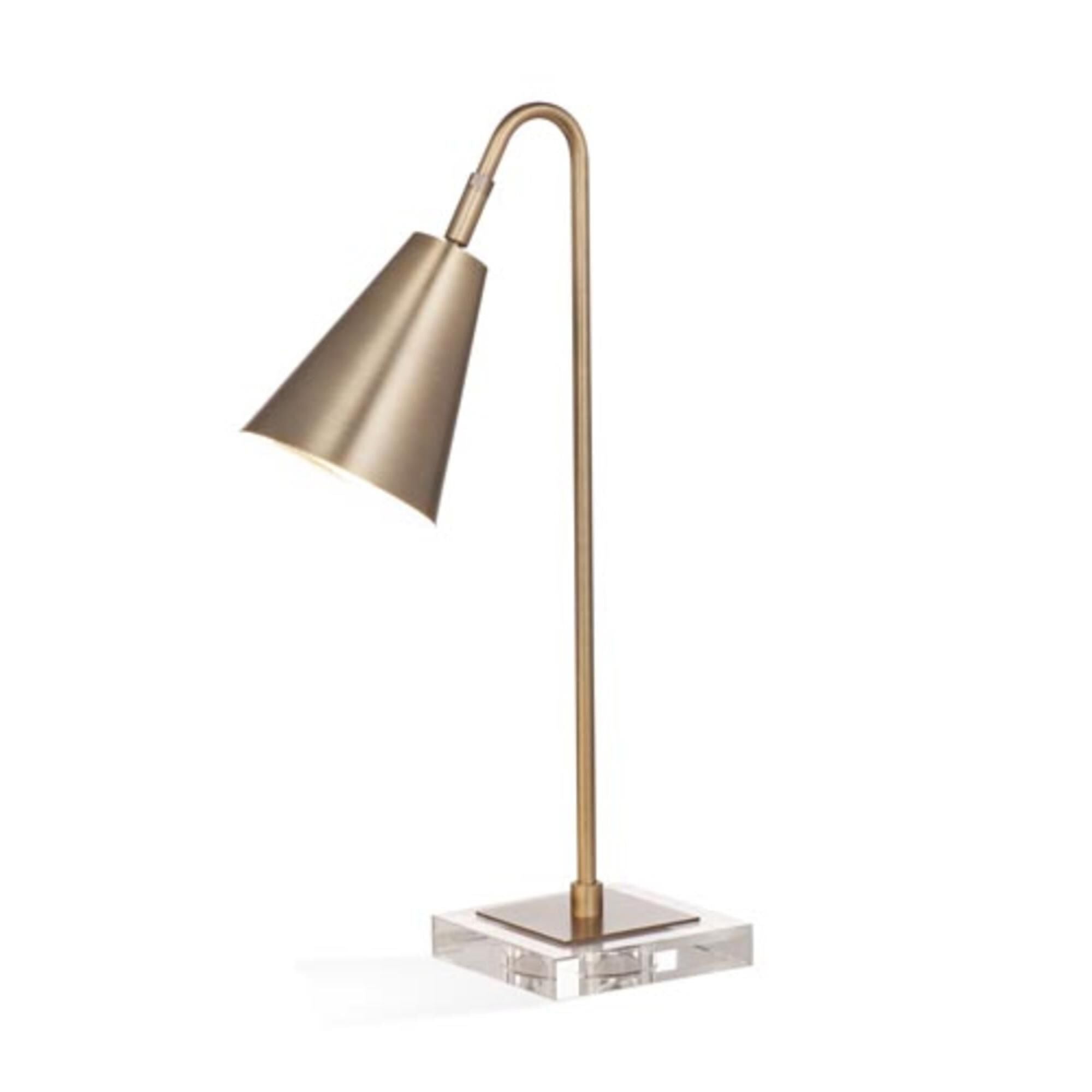 Bassett Mirror Company Brillion 21 Inch Desk Lamp Brillion - L3428TEC - Modern Contemporary