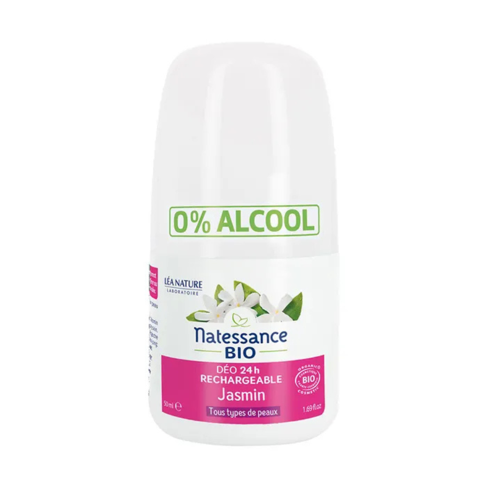 Natessance Jasmin Bio 24h påfyllningsbar deodorant Alla hudtyper 50ml