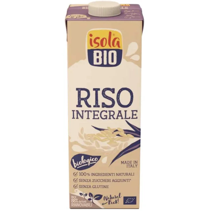 Abafoods srl Isola Bio® Brunt risdryck 1 liter