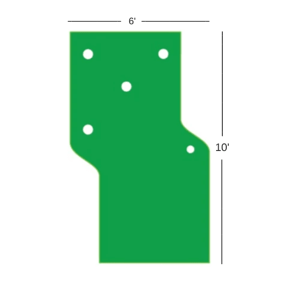 Big Moss The Natural V2 Putting Green & Chipping Mat - Default Title