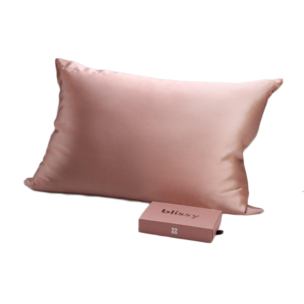 Silk Pillowcase - Queen - Rose Gold