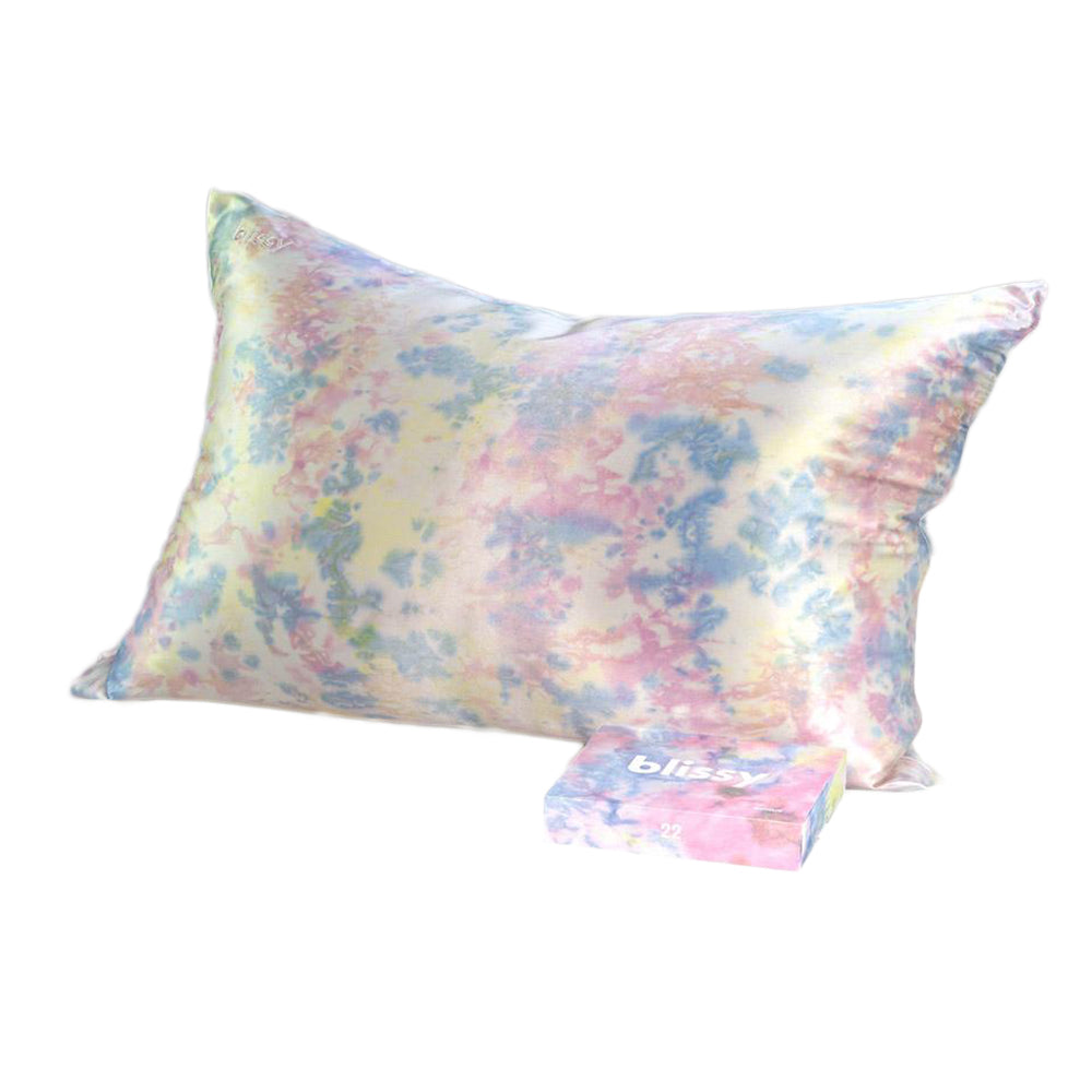 Silk Pillowcase - Standard - Yellow Tie Dye
