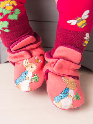 Blade & Rose Peter Rabbit Autumn Leaf Booties Small (0-6 Months) Matron Inn