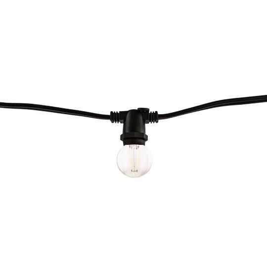 Bulbrite String Light - STRING10-E12-BLACK-LED4G16-KT