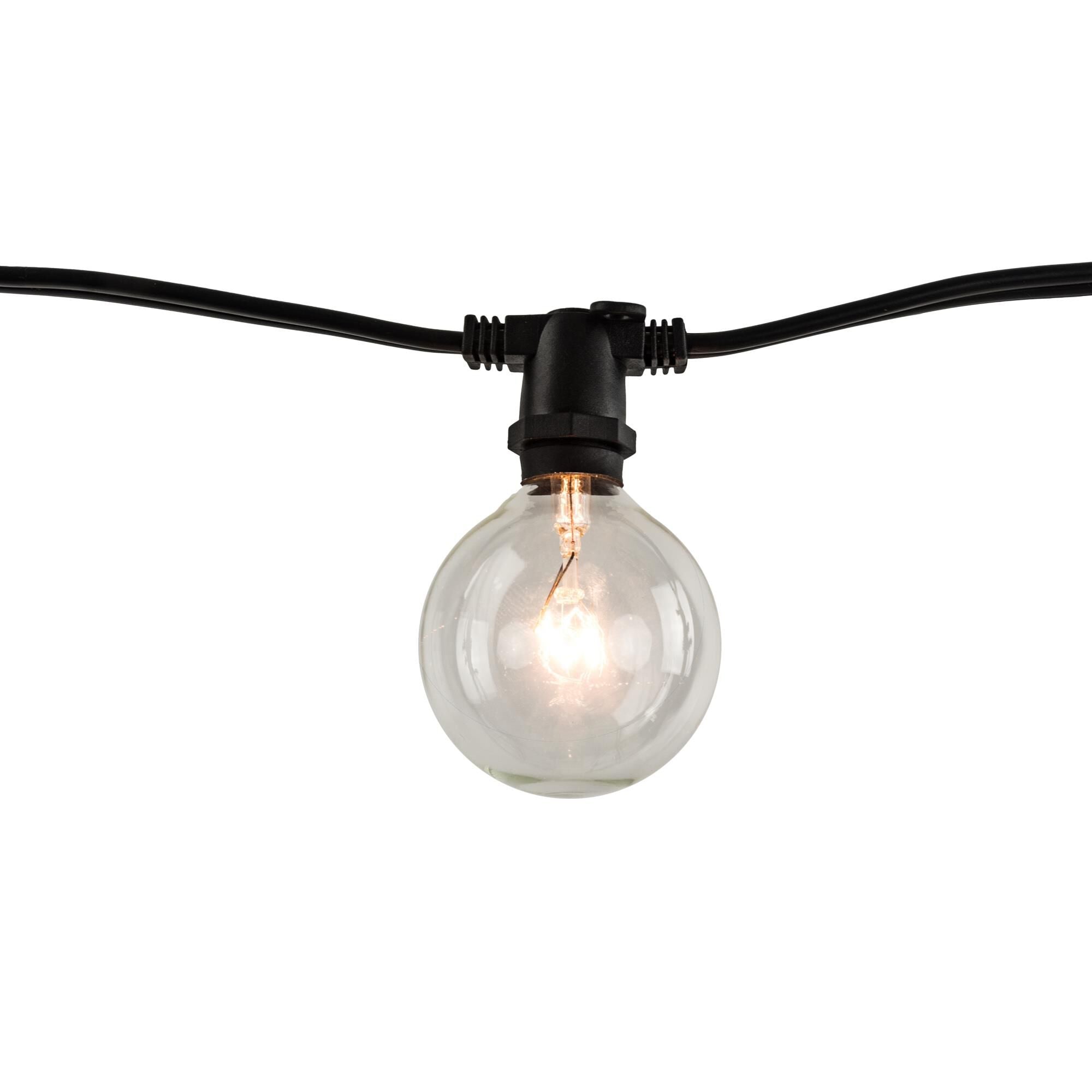 Bulbrite String Light - STRING10-E12-BLACK-G16-2PK - Modern Contemporary
