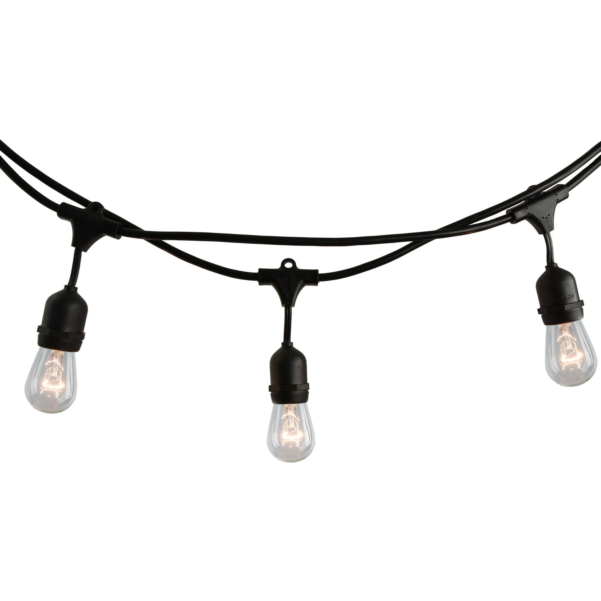 Bulbrite 0 Watt String Light - STRING15-E26-S14KT-2PK - Modern Contemporary