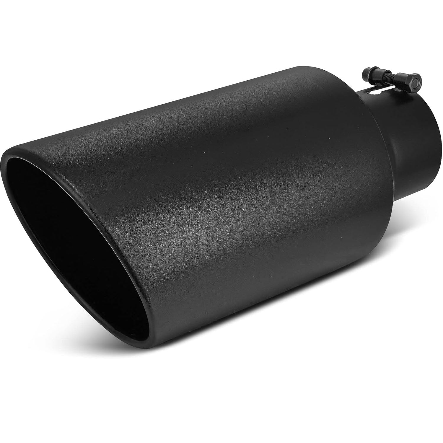 YITAMOTOR 4 Inch Inlet Exhaust Tip, 4" Inlet 7" Outlet 15" Overall Length Stainless Steel Diesel Exhaust Tail Tip