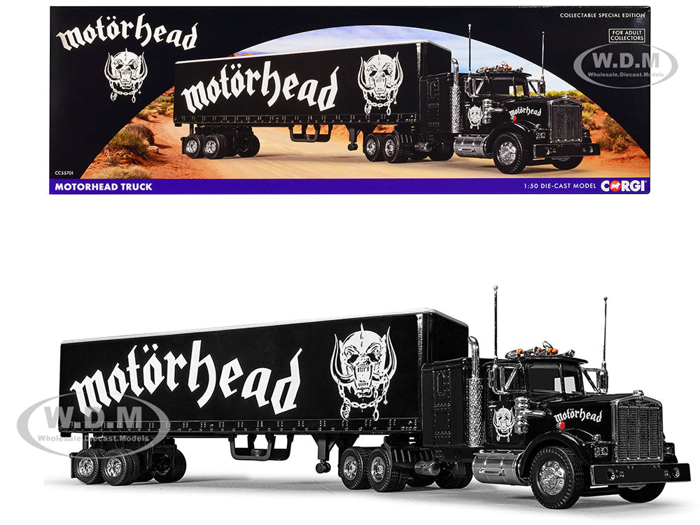 "Motorhead" Transport Truck Black 150 Diecast Model by Corgi
