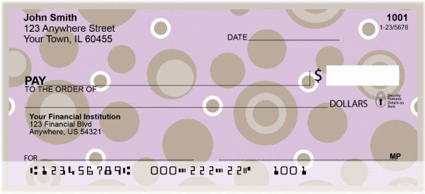 Fun Bubbles Personal Checks