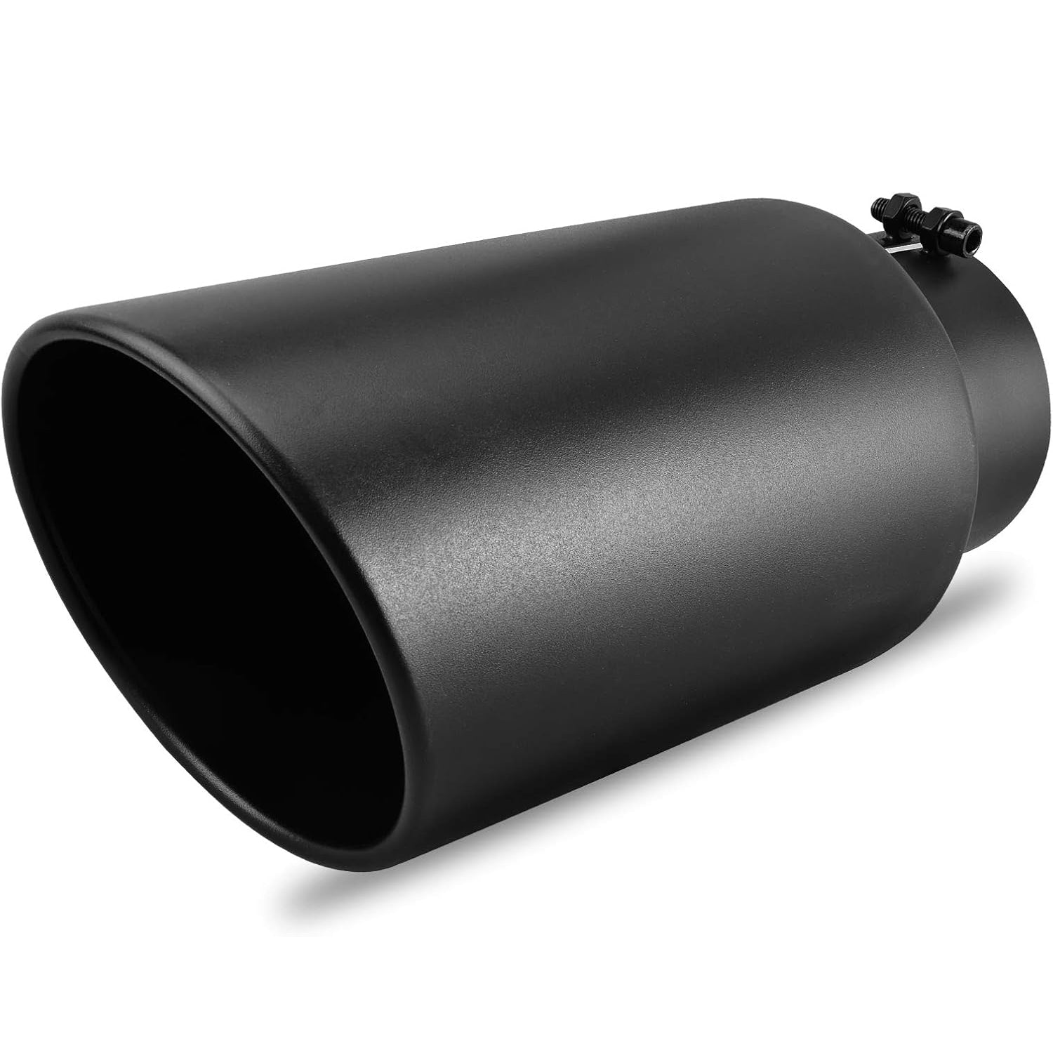 YITAMOTOR 5 Inch Exhaust Tip, 5" Inlet 7" Outlet 15" Overall Length Stainless Steel Exhaust Tip, Universal Diesel Exhaust Tail Tip