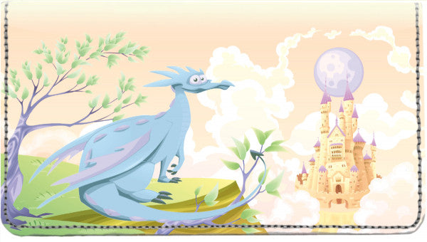 Mystical Kingdoms Leather Checkbook Cover