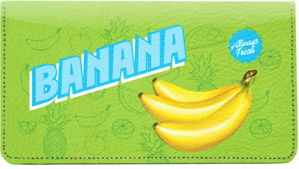 Always Fresh Fruit Favorites Leather Checkbook Cover