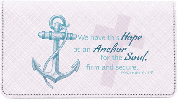 Light of Life Leather Checkbook Cover