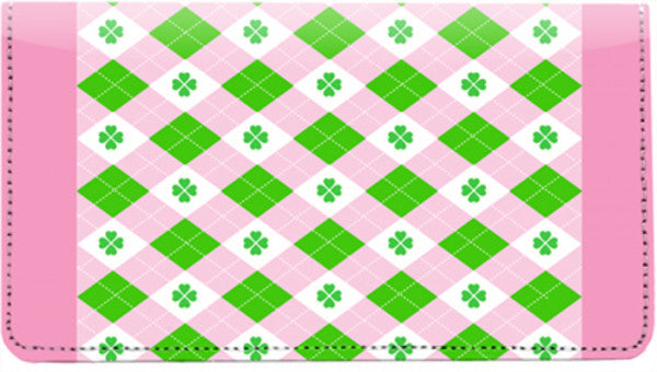 Clover Kilts Leather Checkbook Cover