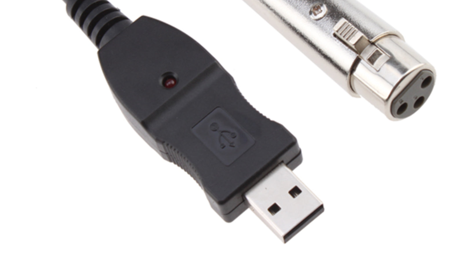 AGPTEK 3M USB Male To XLR Female Microphone MIC Link Cable Studio